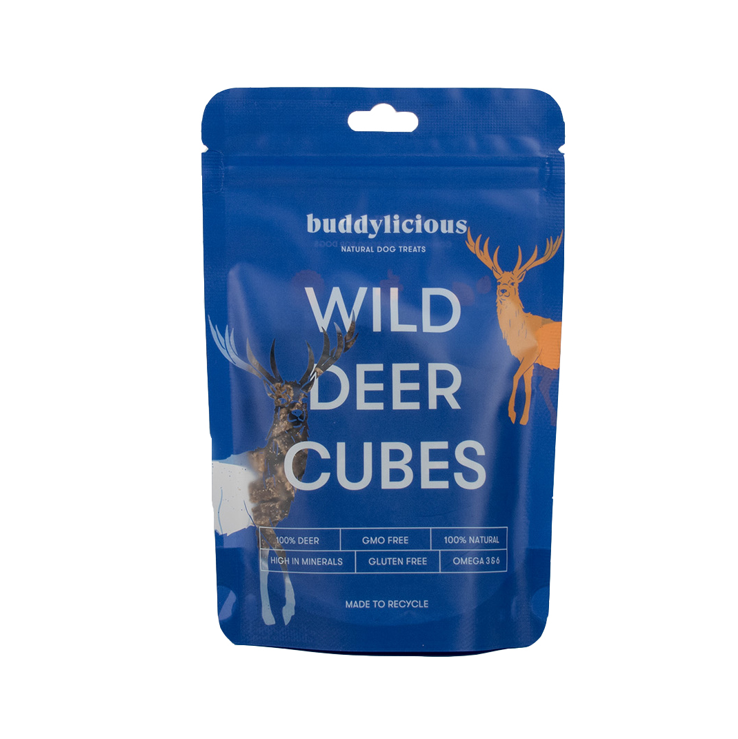 Buddylicious Wild Deer Cubes Dog Treats