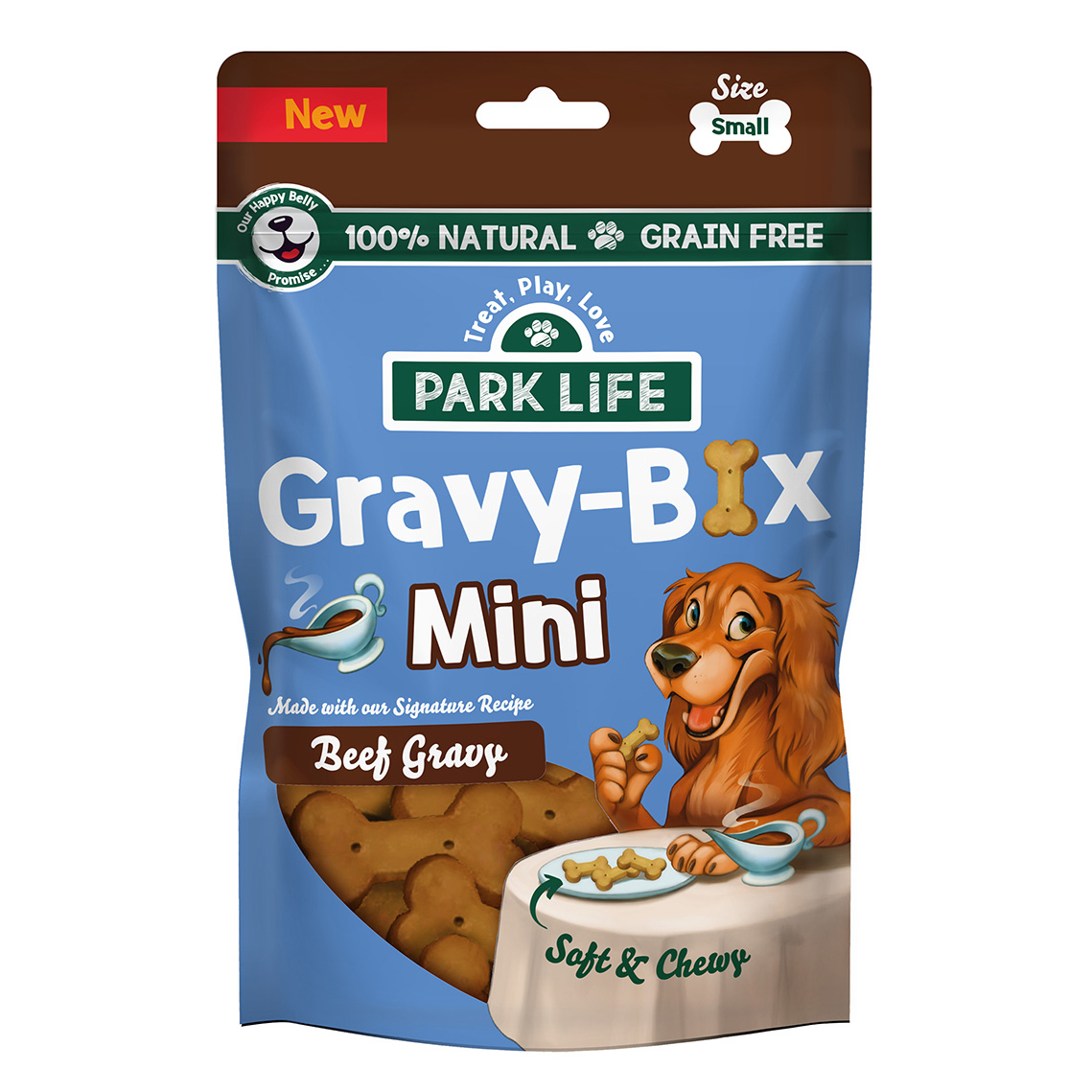 Park Life Gravy-Bix Mini Beef Dog Treats