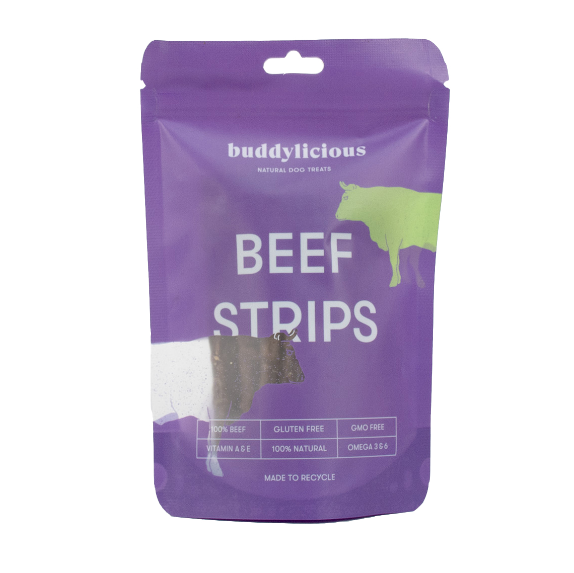 Buddylicious Beef Strips Dog Treats