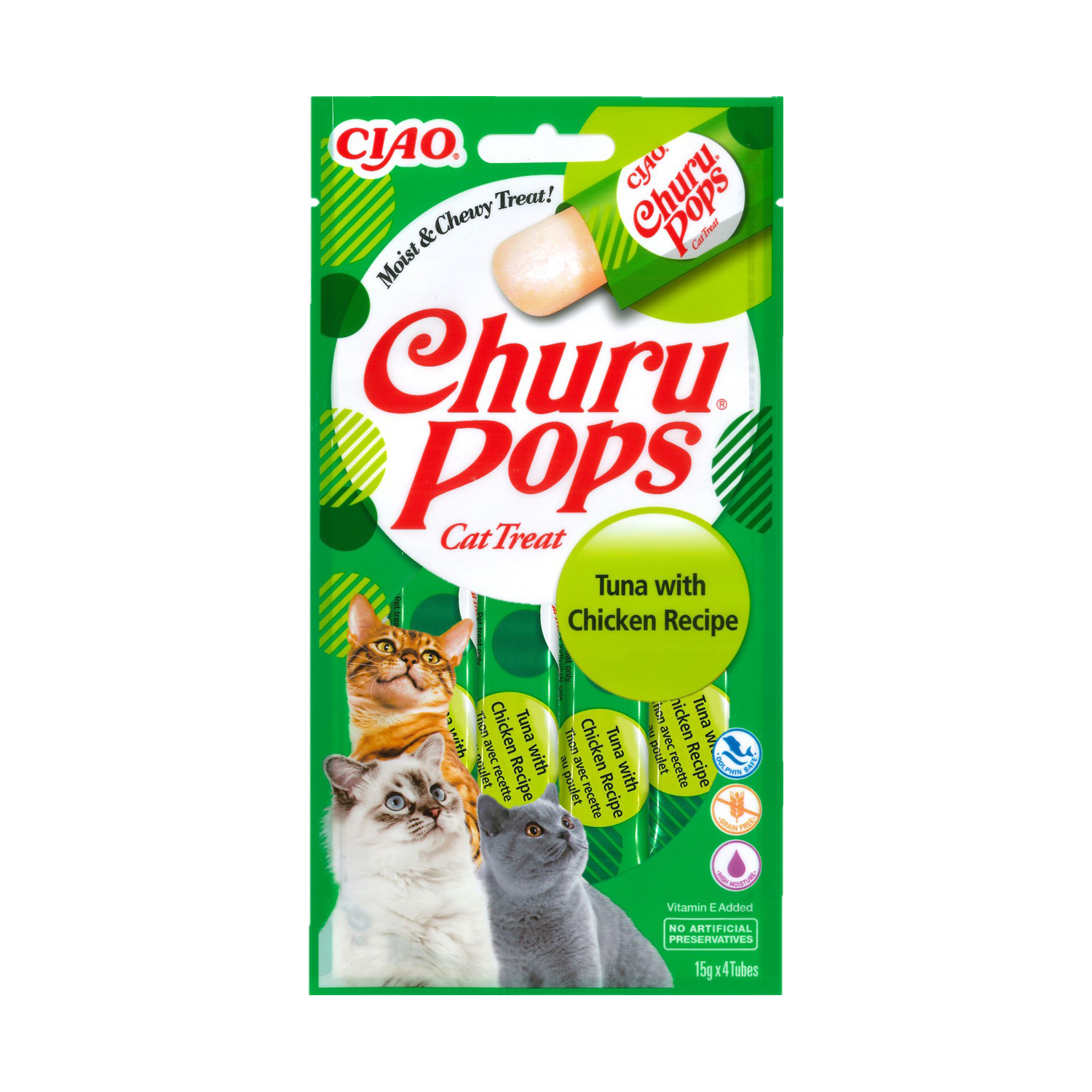Ciao Churu Cat Treat Pops Tuna with Chicken