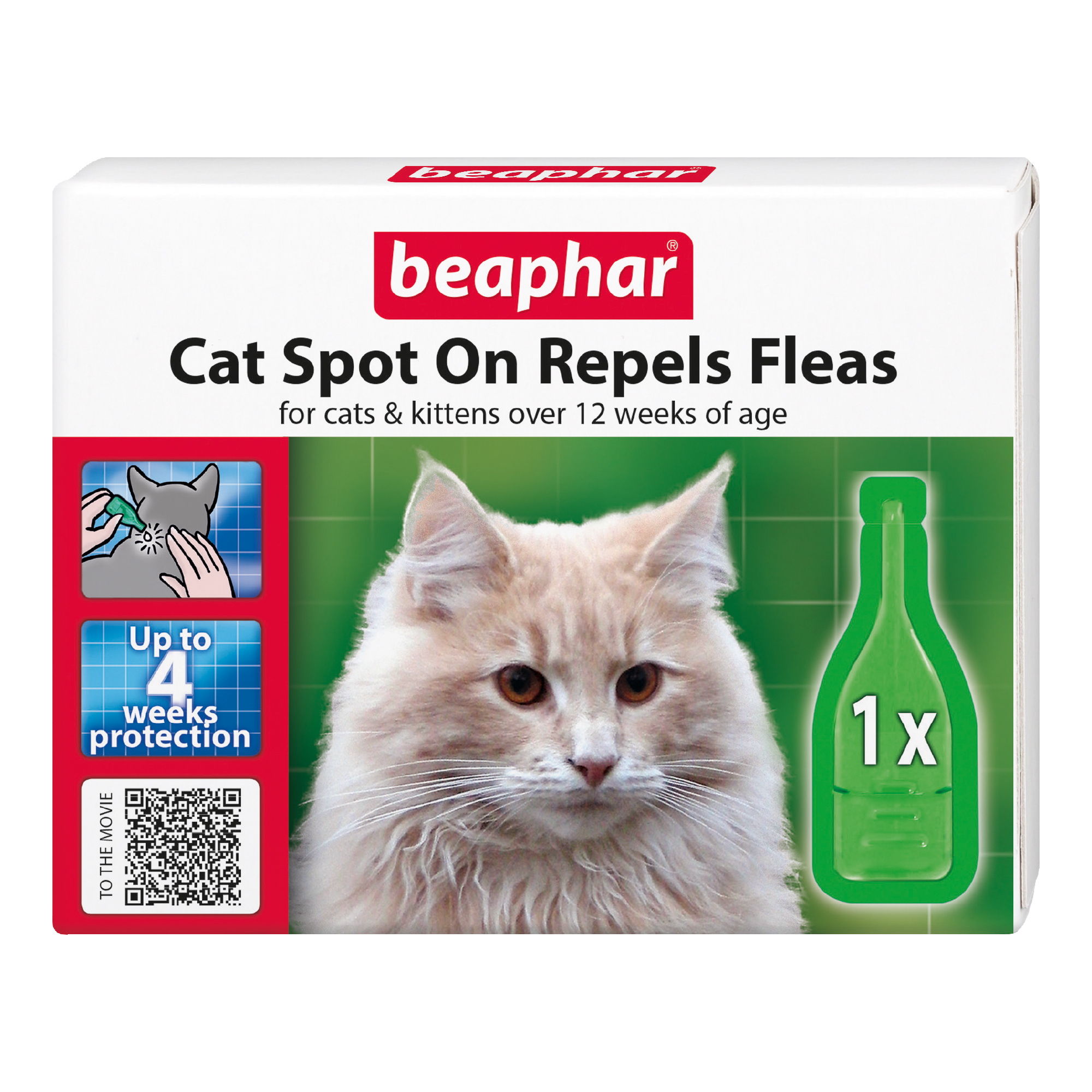 Beaphar Plant-Based Flea Repellent Spot-On for Cats