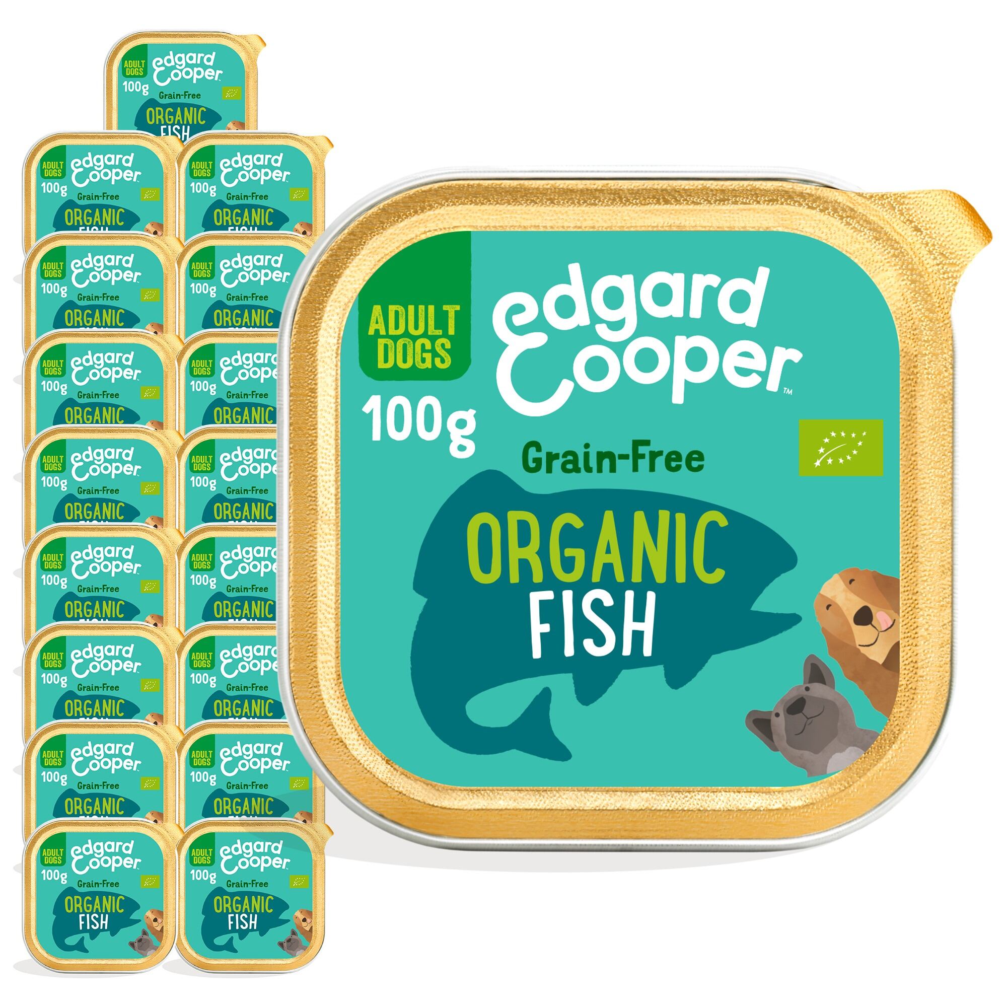 Edgard & Cooper Organic Wet Adult Dog Food Fish