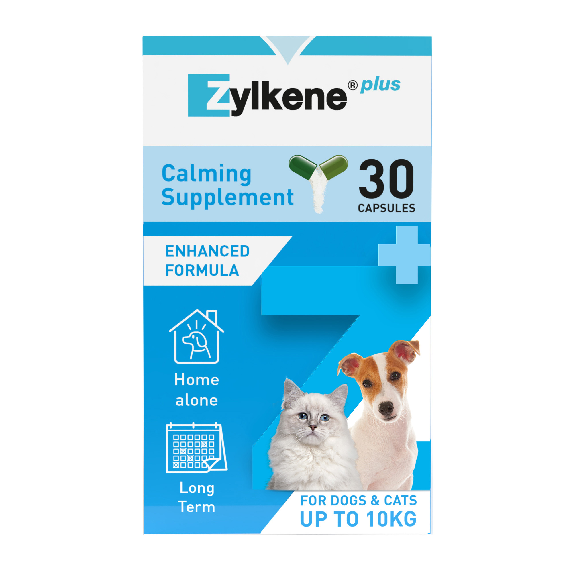 Zylkene Plus Calming Supplement for Cats Dogs Pets