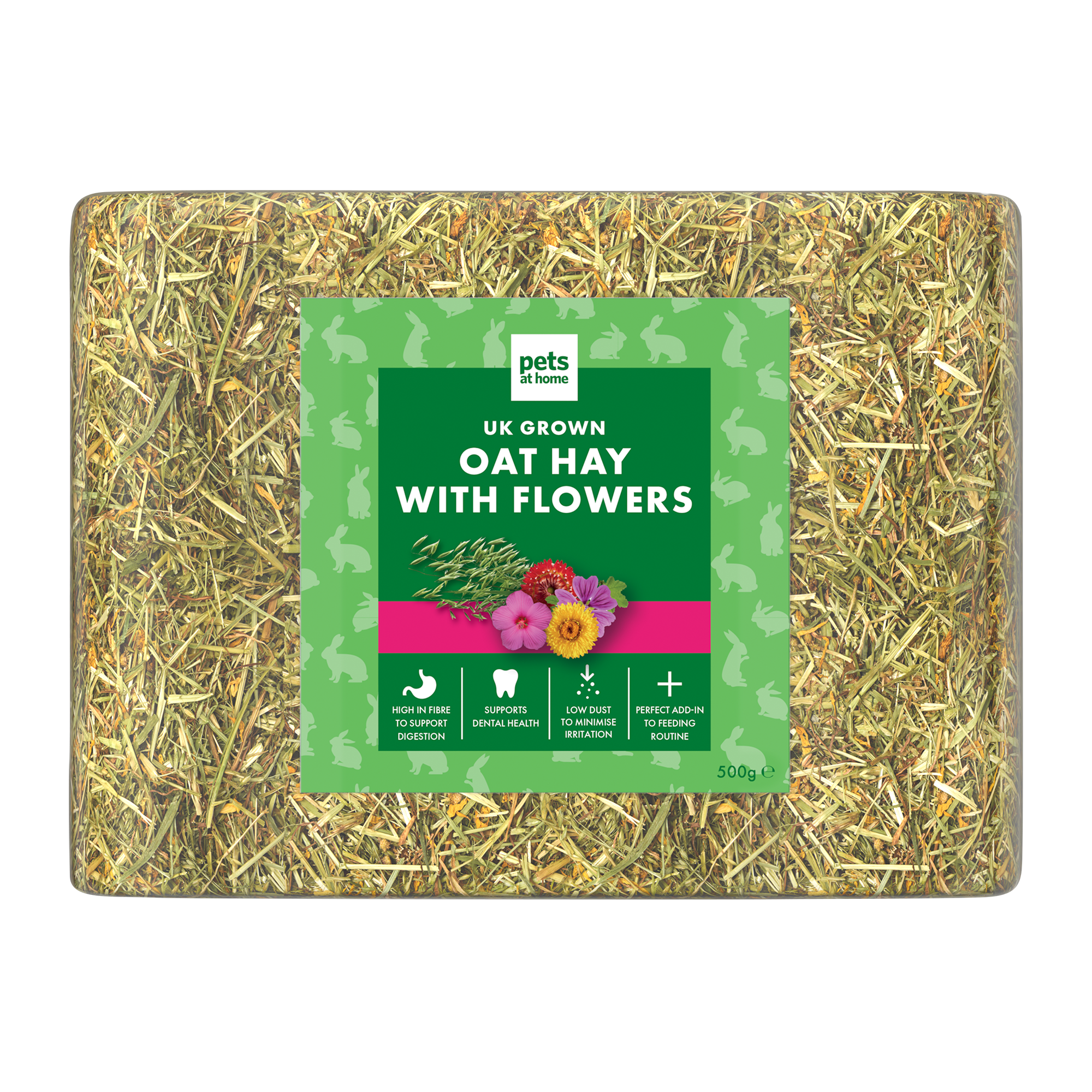Pets at Home Oat Hay with Flowers