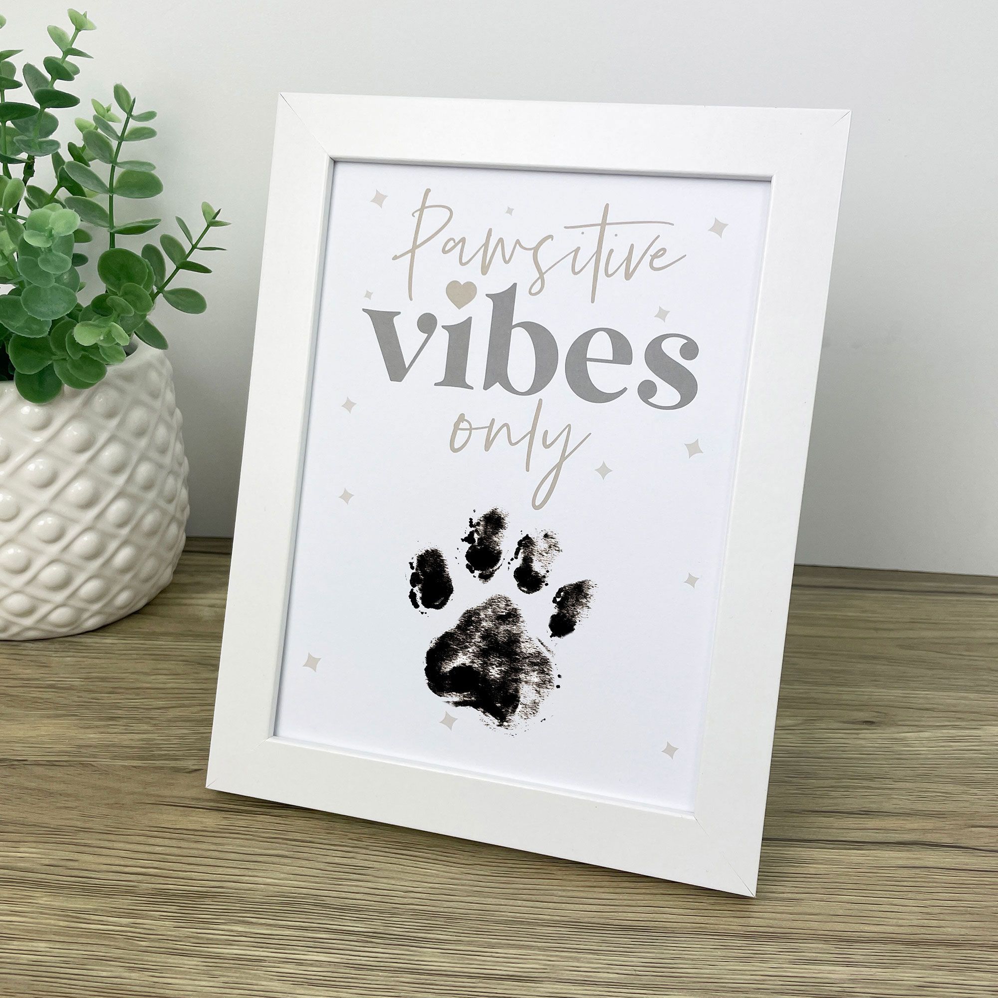Dog Paw Print Frame Ideas