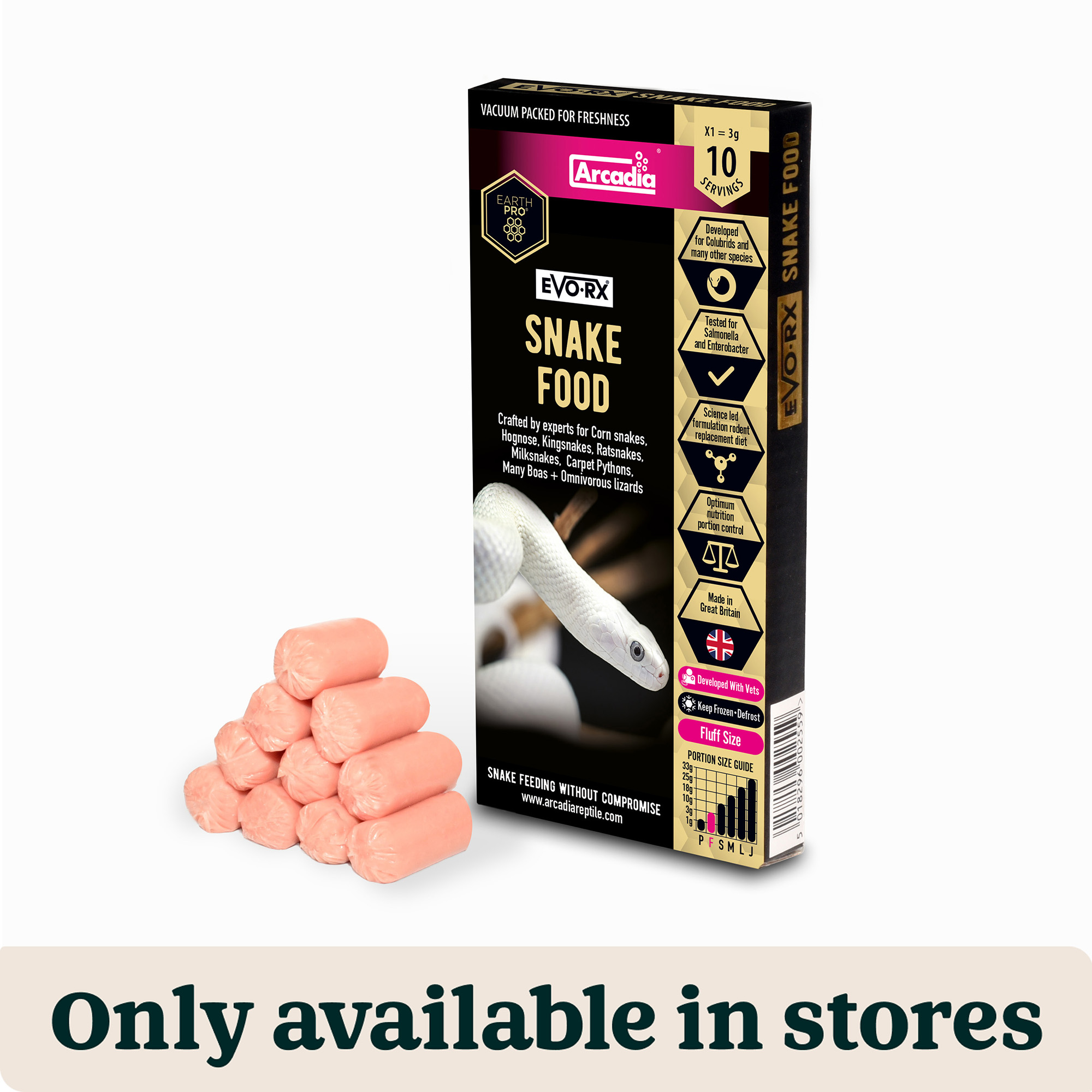 Arcadia EarthPro EvoRx Snake Food Fluff