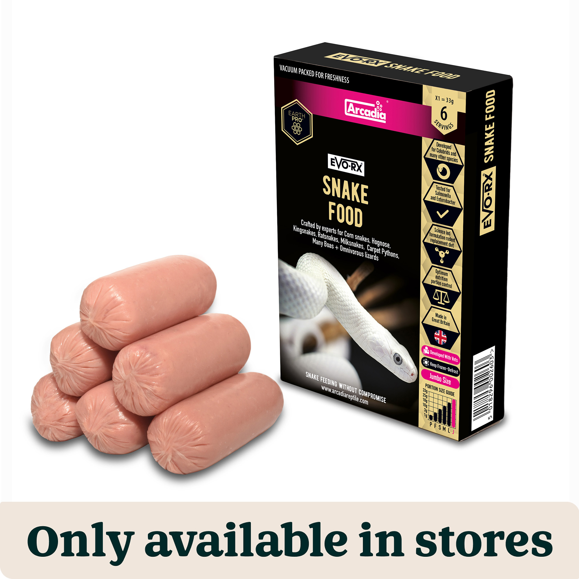 Arcadia EarthPro EvoRx Snake Food Jumbo