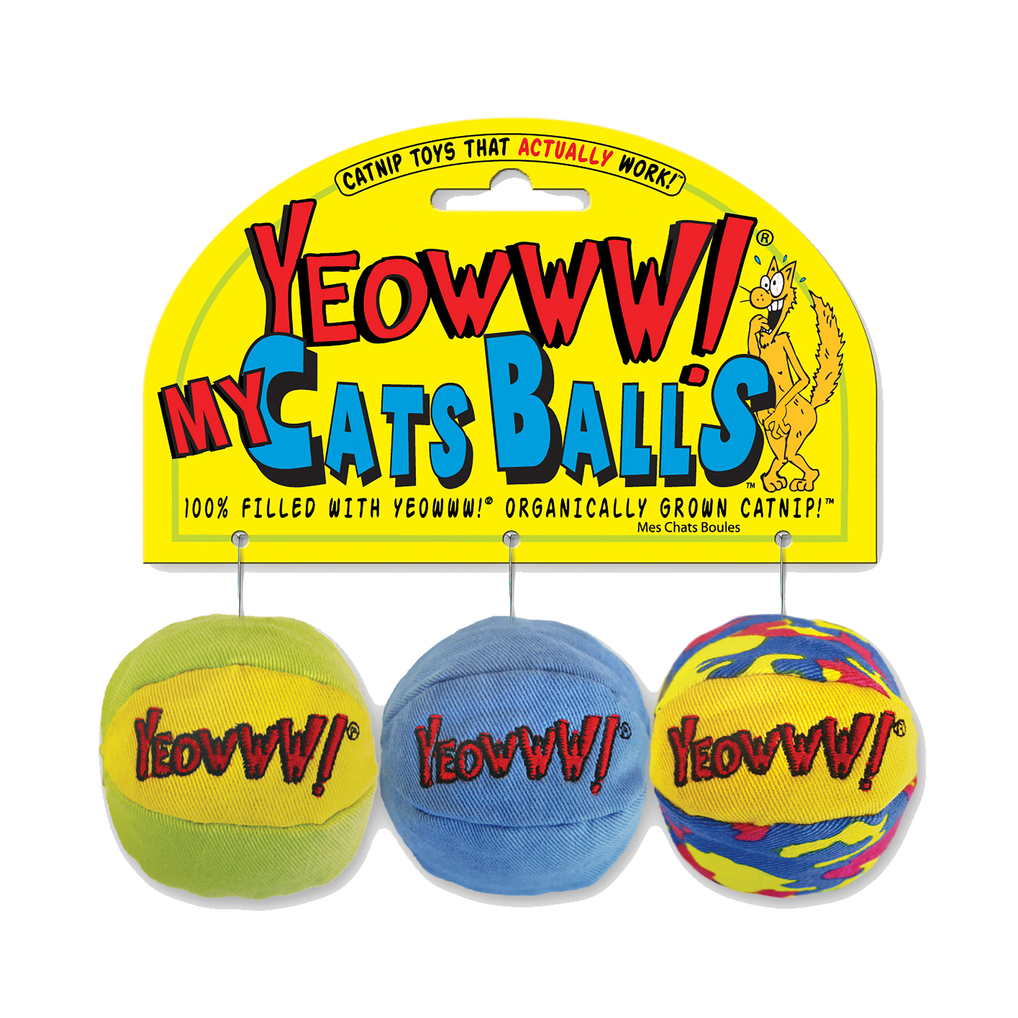 Yeowww! My Cats Catnip Balls Cat Toys