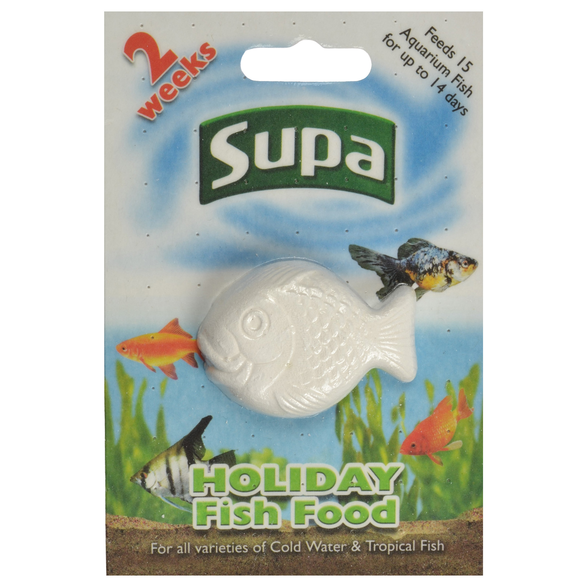 Supa Aquarium Holiday Fish Food Feeding Block