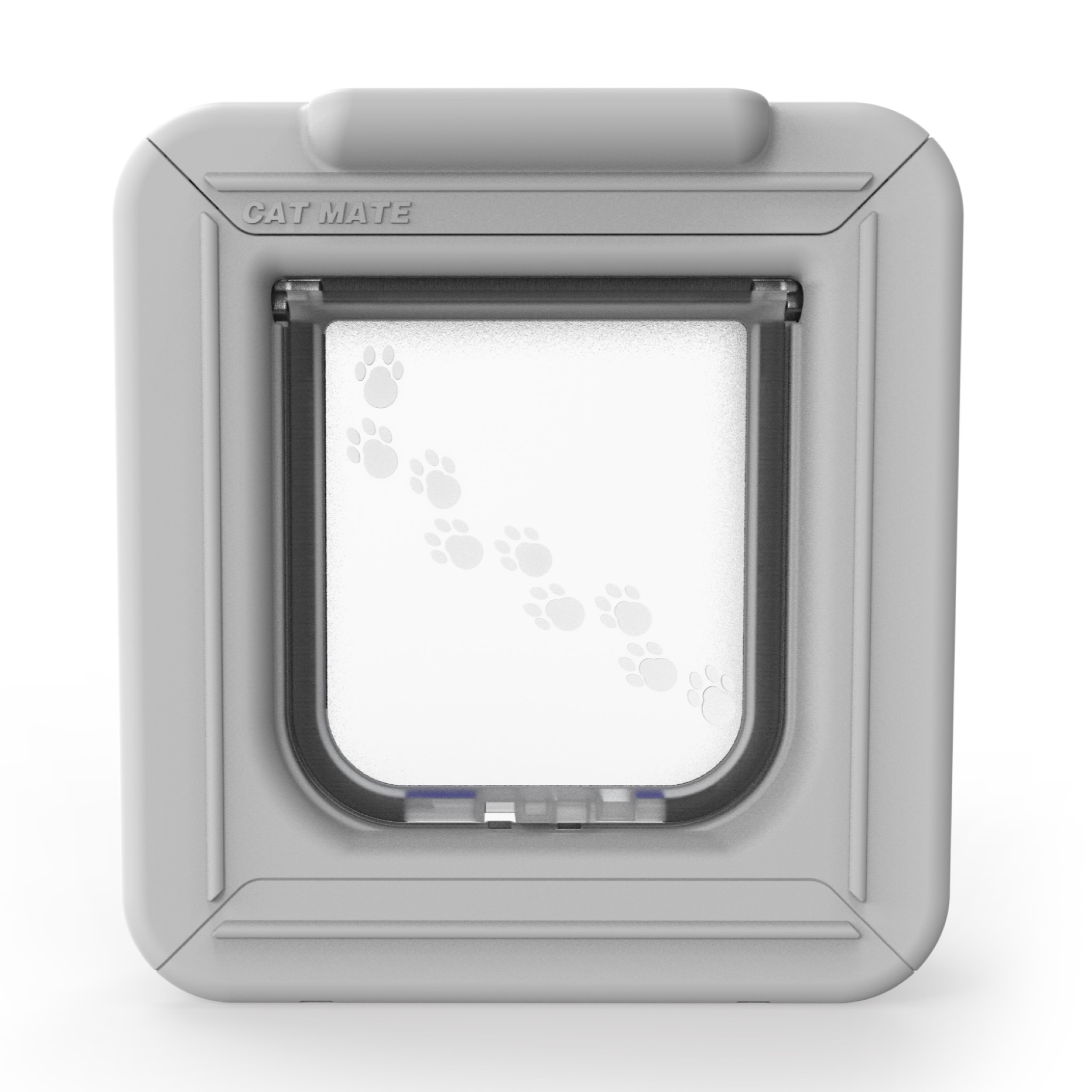 Cat Mate Elite Microchip Cat Flap with Timer Control White