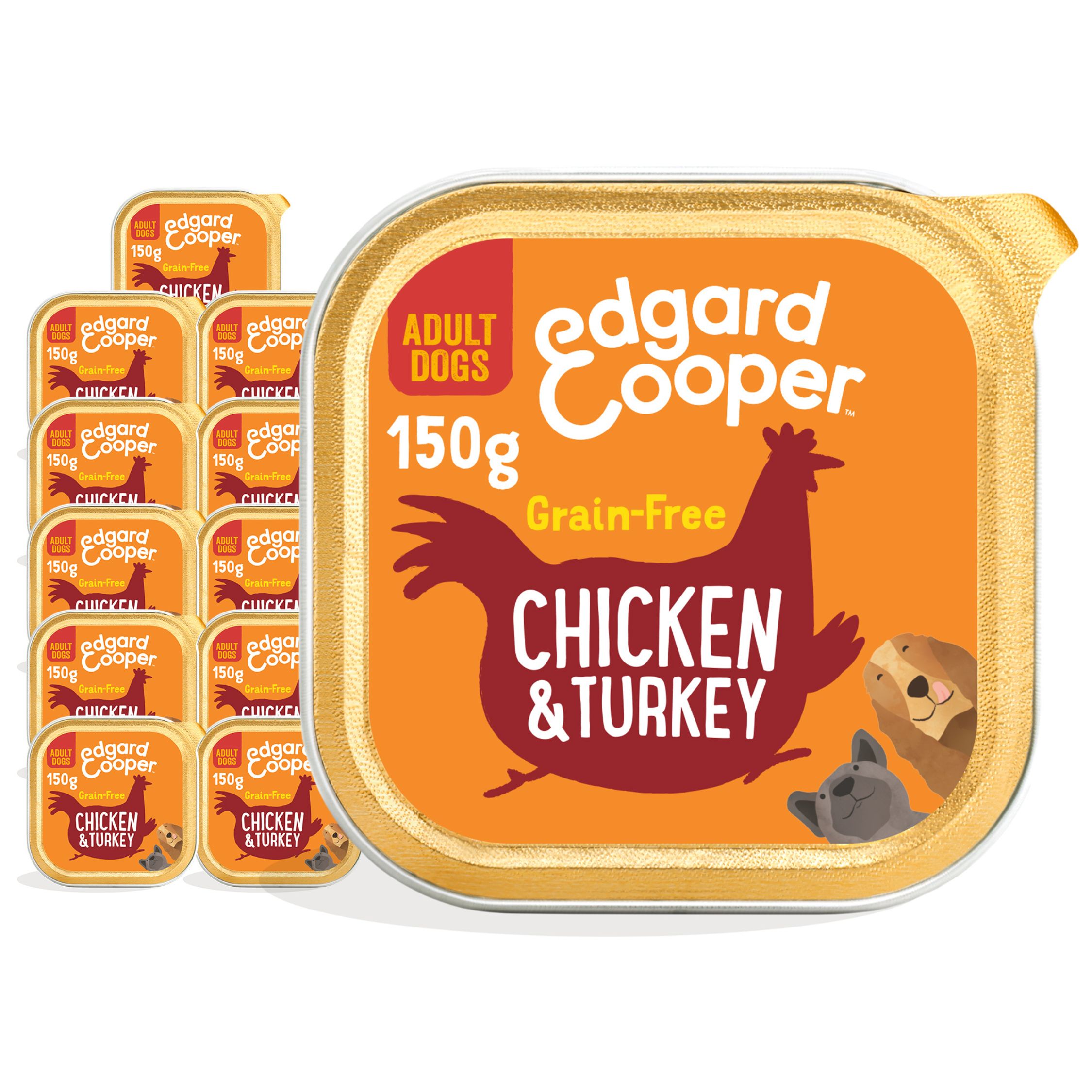 Edgard & Cooper Grain Free Adult Wet Dog Food Chicken & Turkey