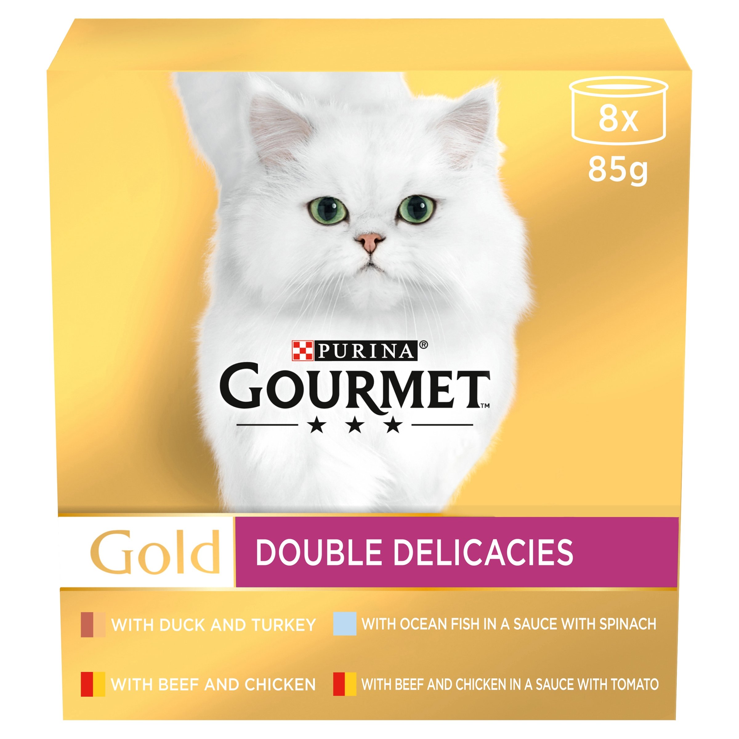 Gourmet Gold Adult Wet Cat Food Double Delicacies