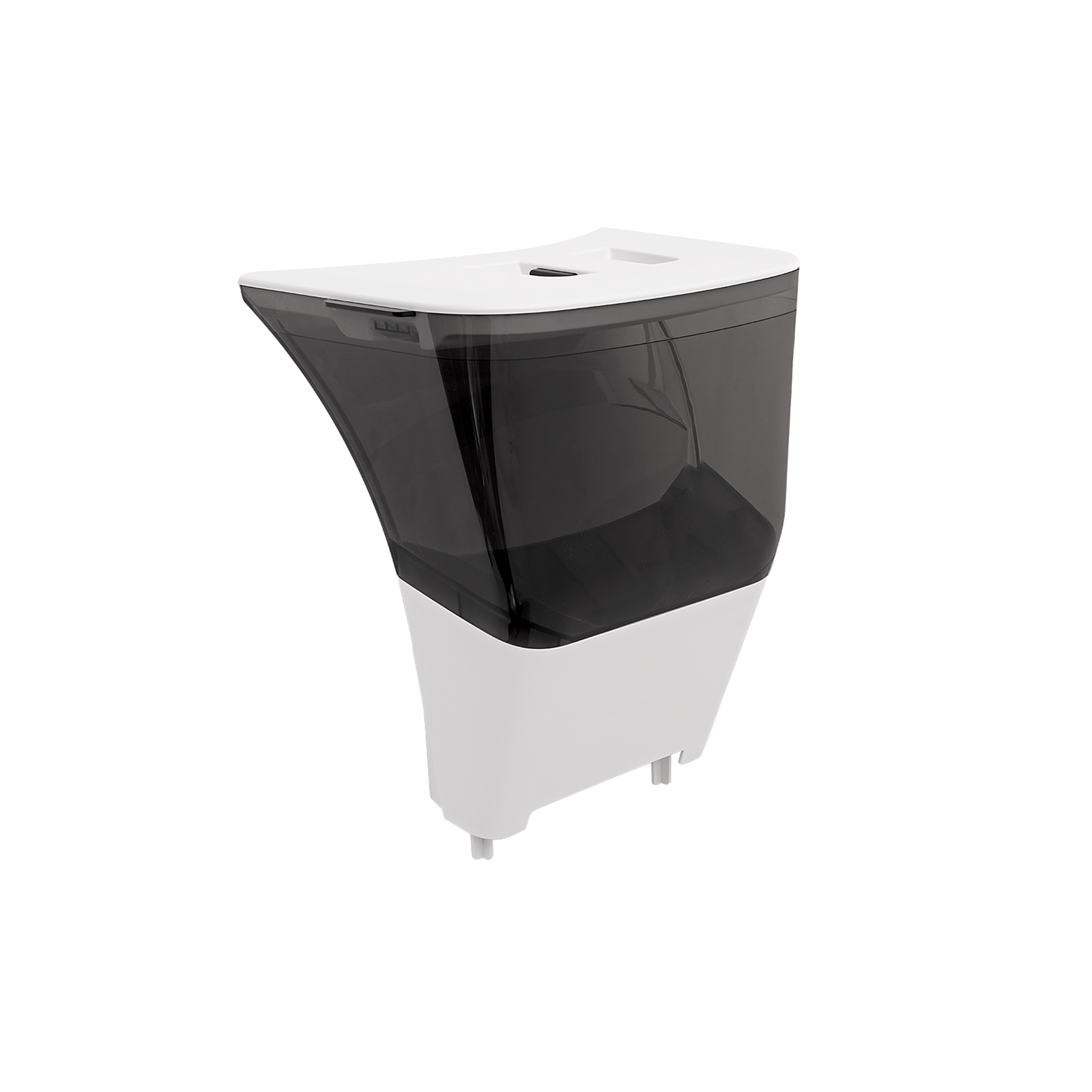 Litter Hopper with Bonnet White