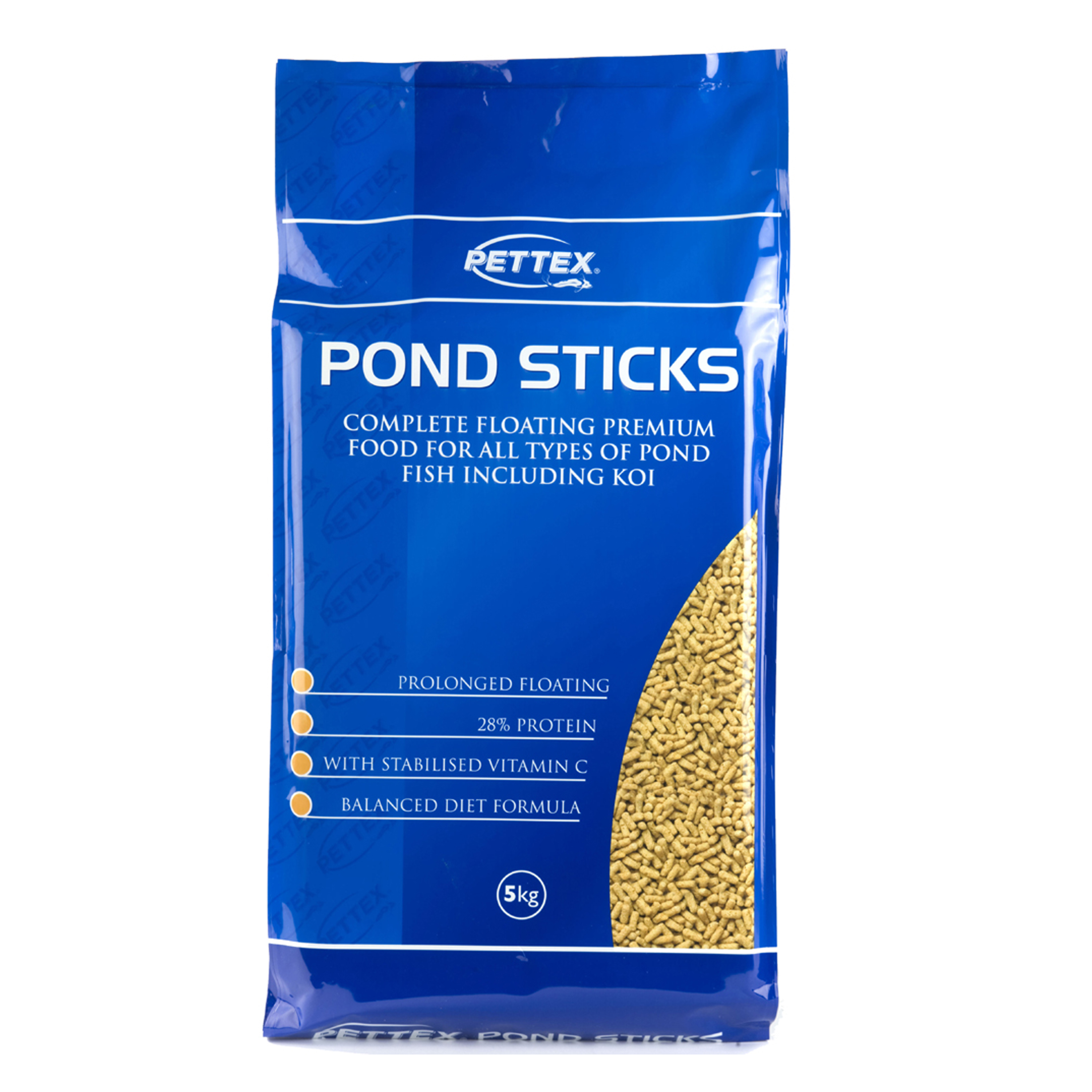 Pettex Aquatics Premium Pond Fish Food Natural Sticks