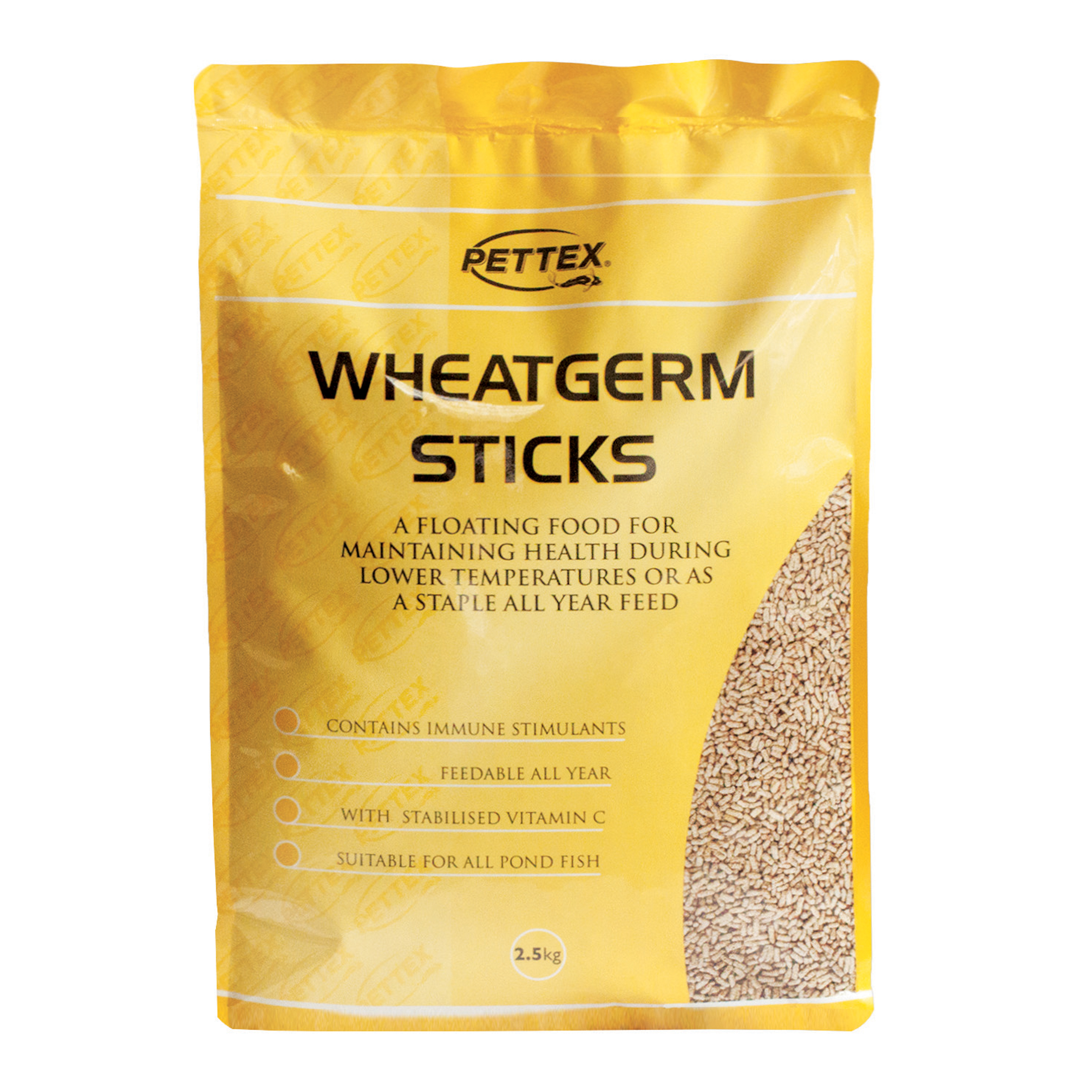 Pettex Aquatics Premium Pond Fish Food Wheatgerm Sticks