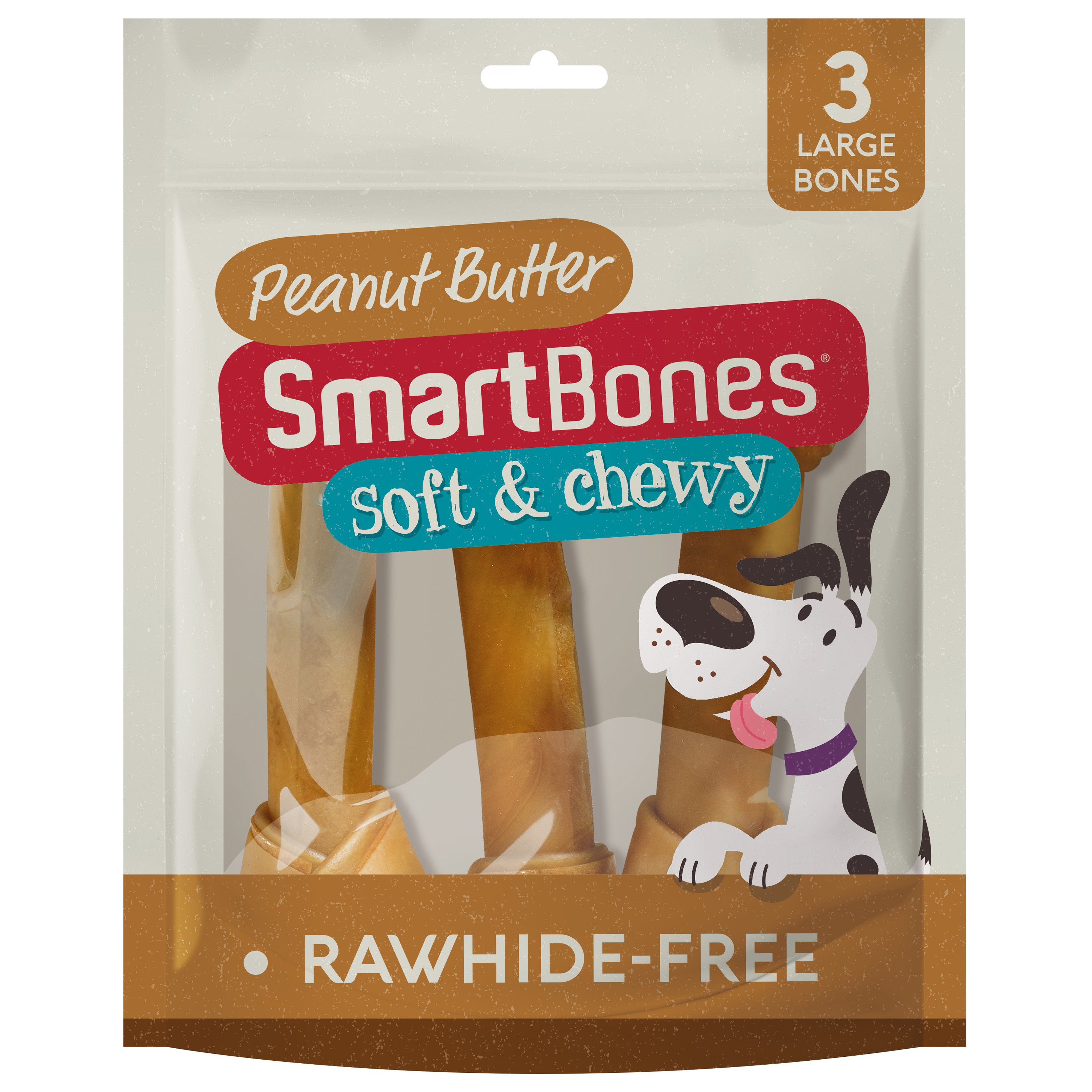 SmartBones Peanut Butter Large Bones Dog Chews