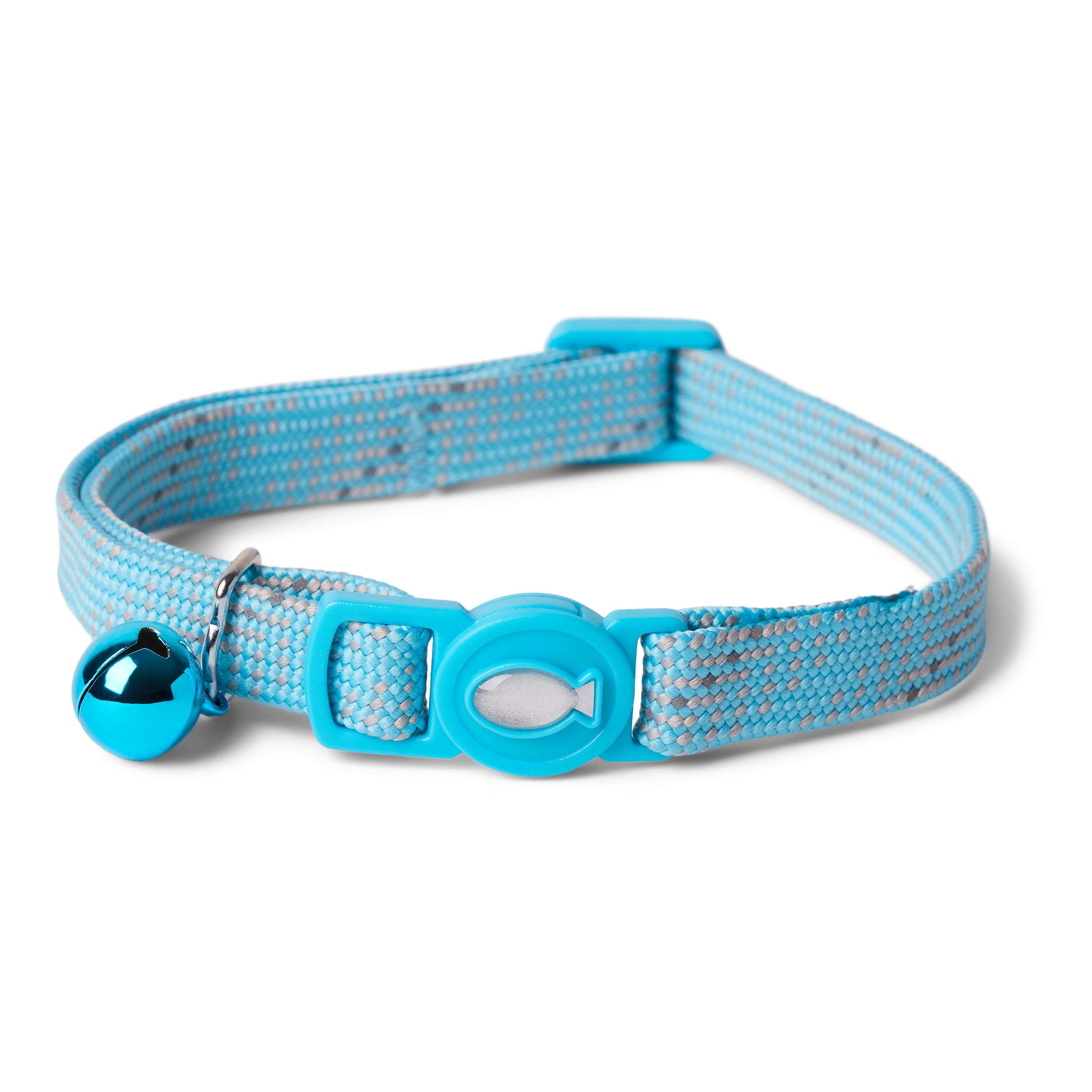 Pets at Home Reflective Rope Cat Collar Blue