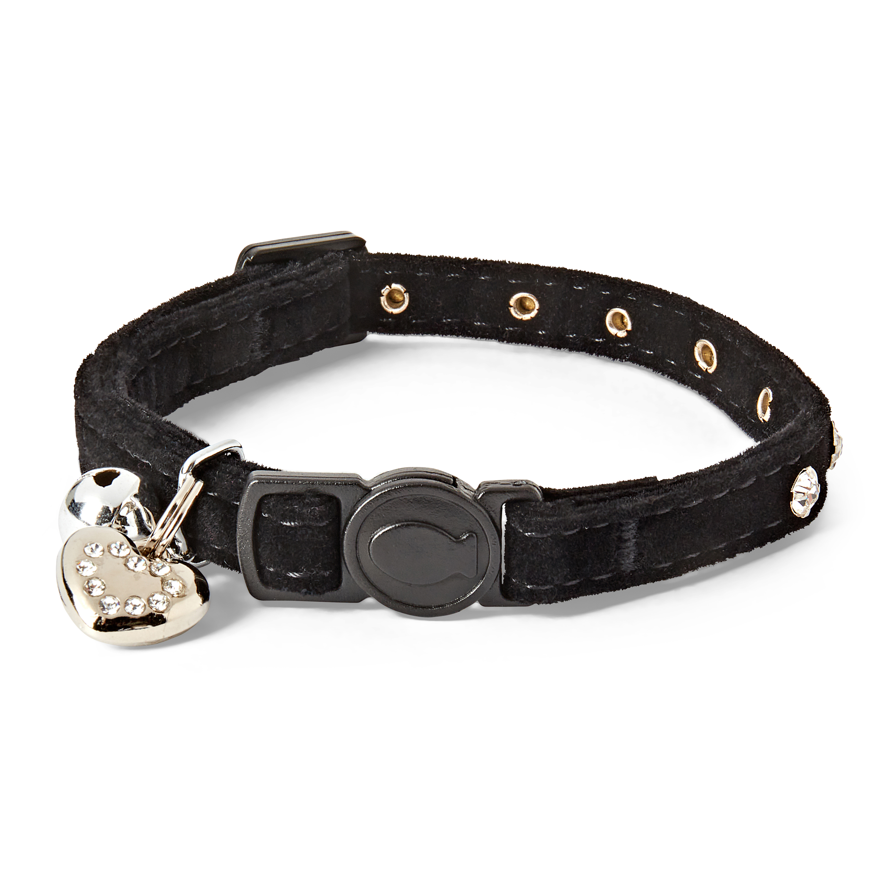 Pets at Home Diamante Cat Collar Black
