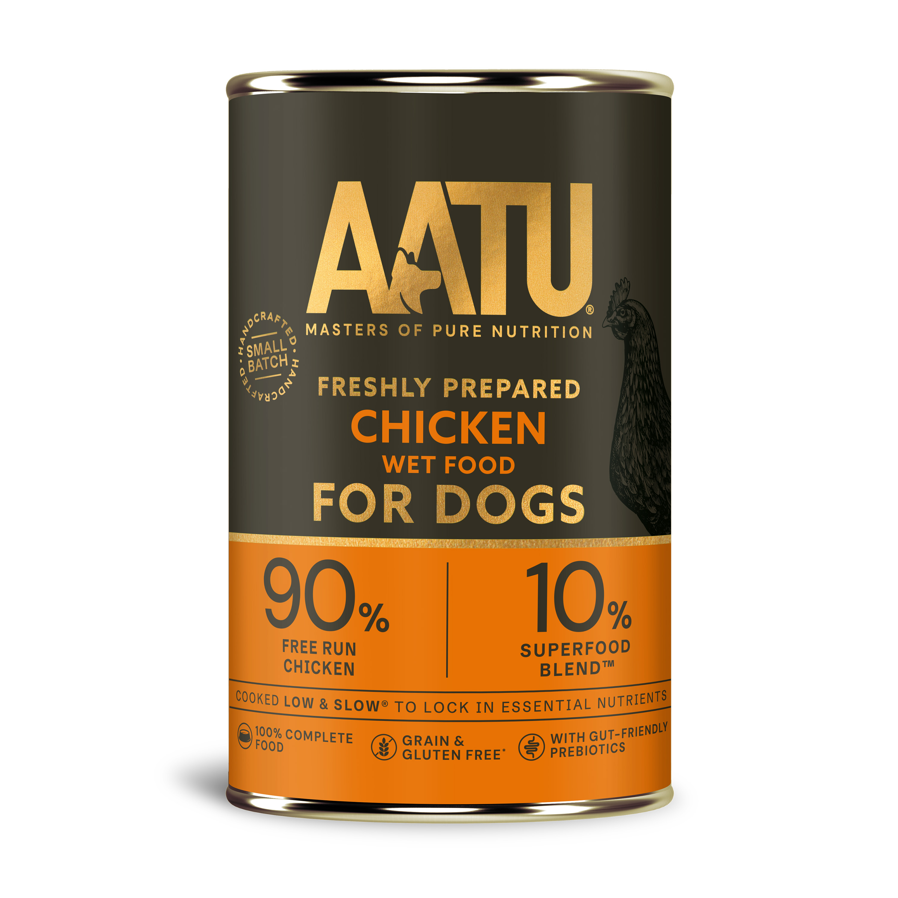 AATU Chicken Adult Wet Dog Food Tin