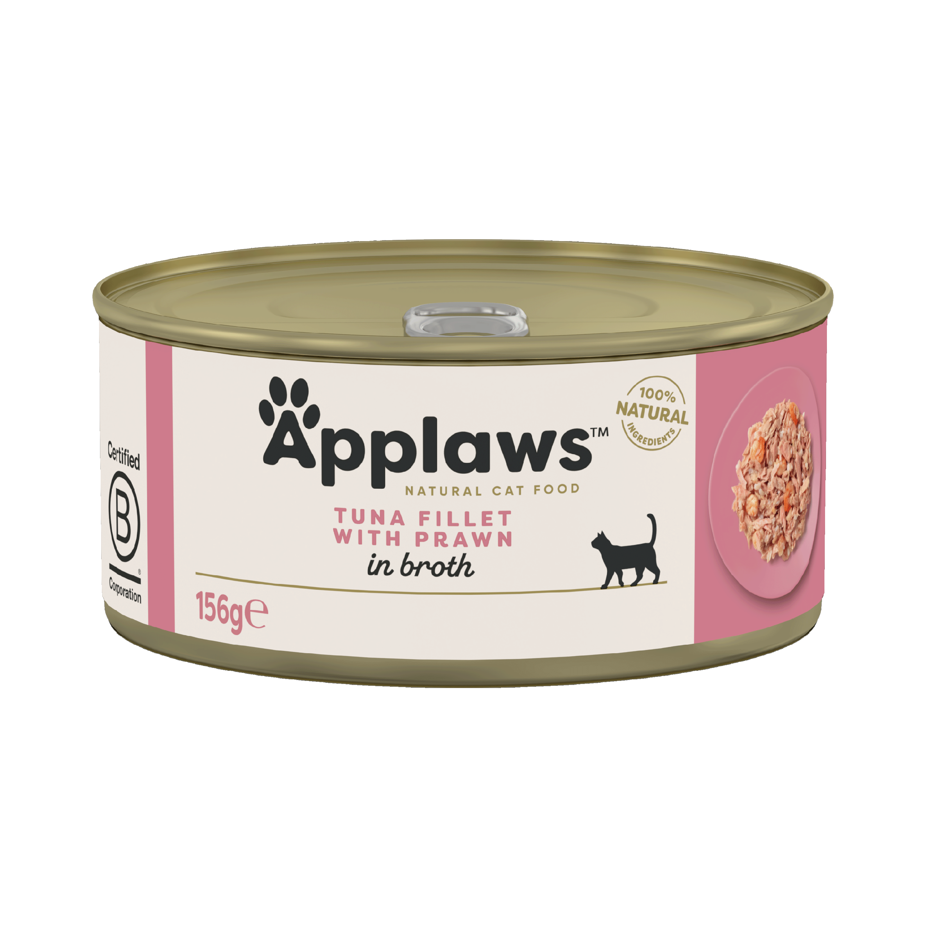 Applaws Natural Adult Wet Cat Food Tuna with Prawn Broth