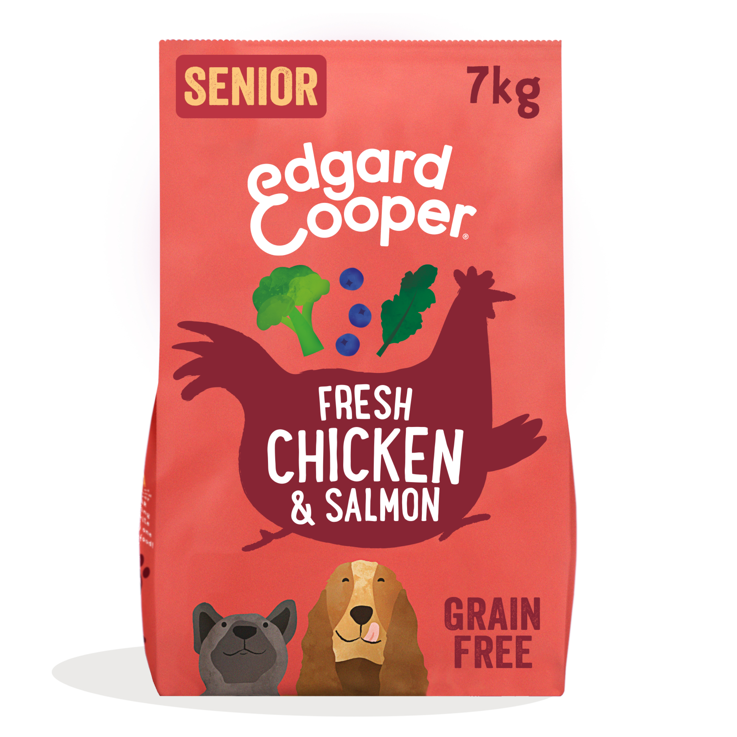 Edgard & Cooper Grain Free Senior Dry Dog Food Chicken & Salmon