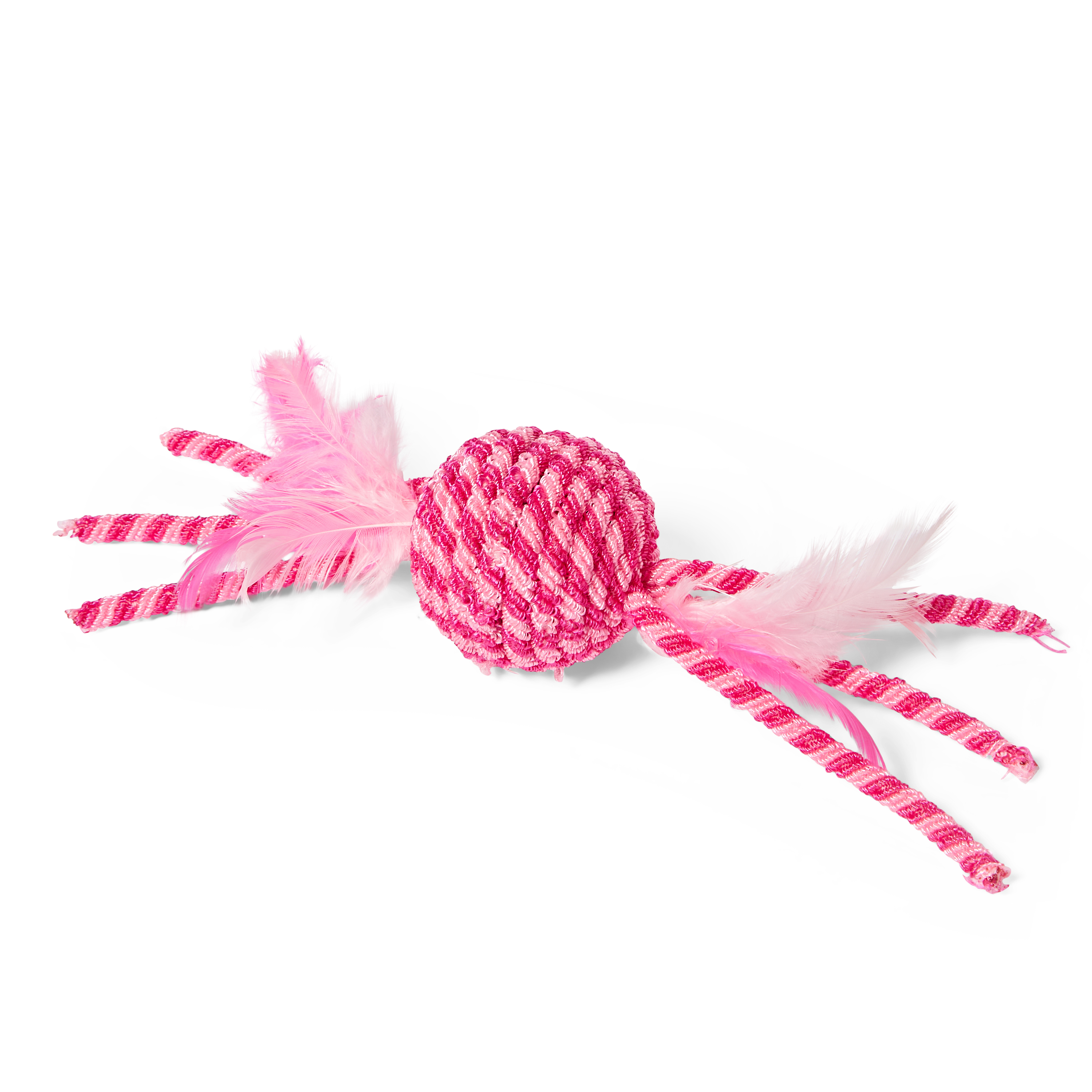 Pets at Home Rattle Feather Balls Cat Toy