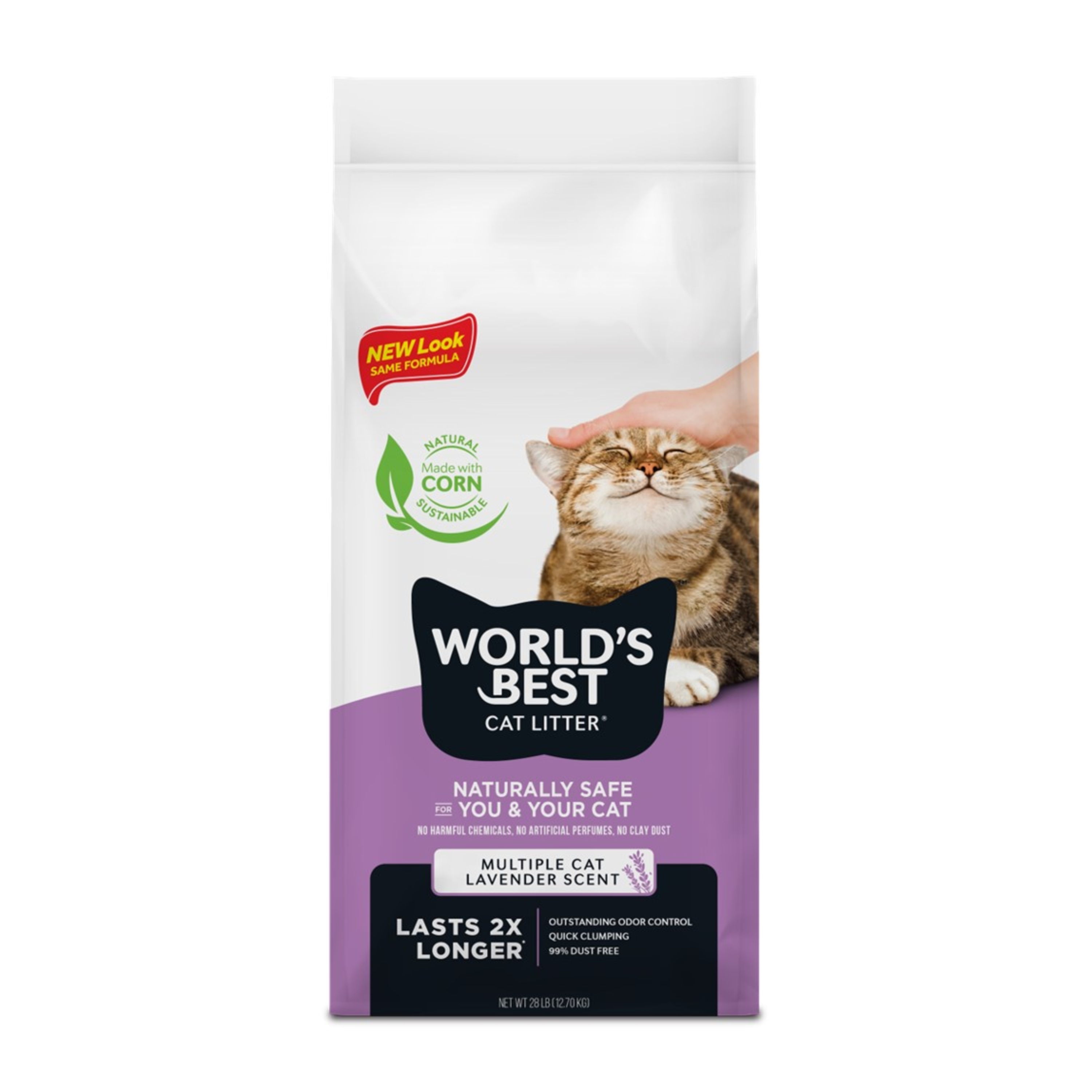 World's Best Quick Clumping Lavender Cat Litter