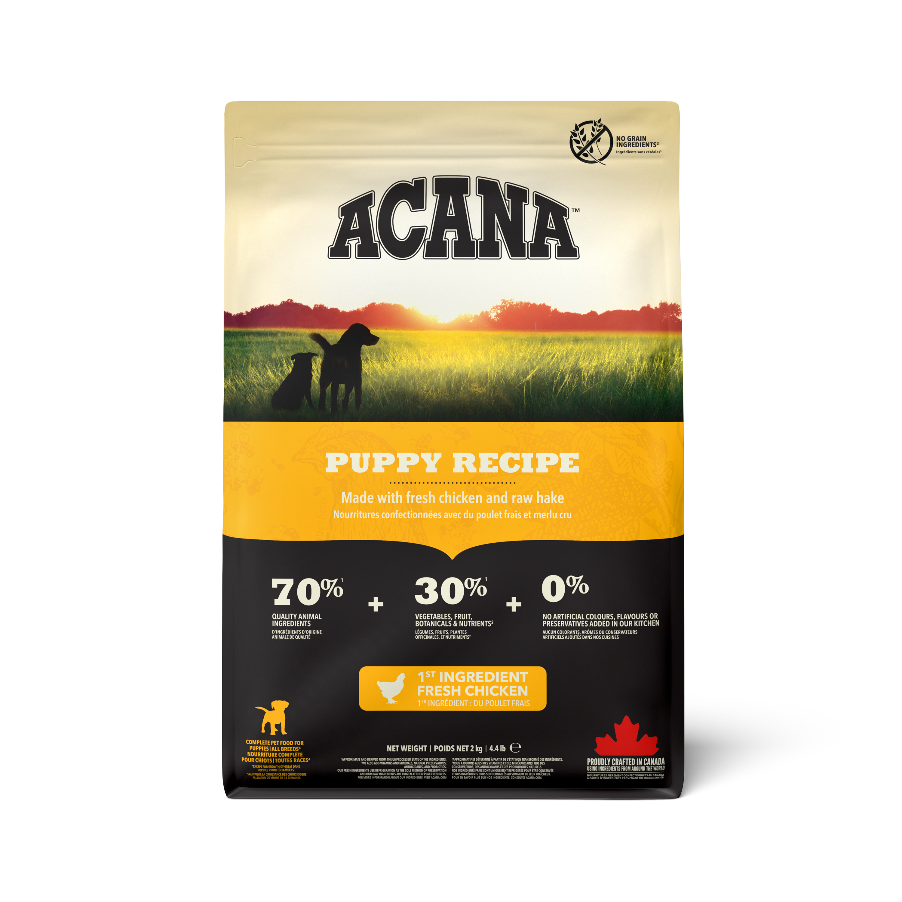 Acana Puppy Dry Food With Chicken Turkey & Fish 2Kg