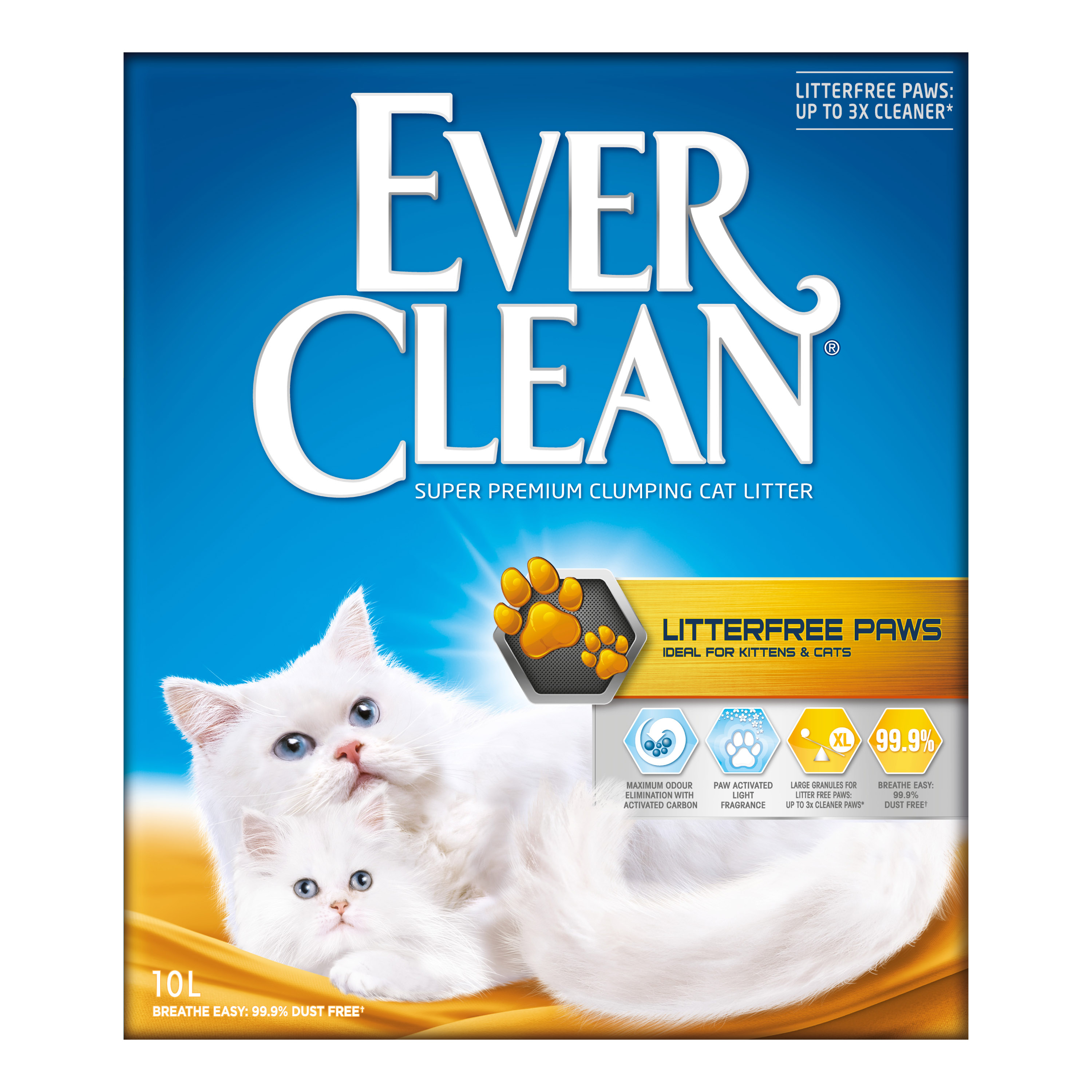 Ever Clean LitterFree Paws Cat Litter Scented Pets