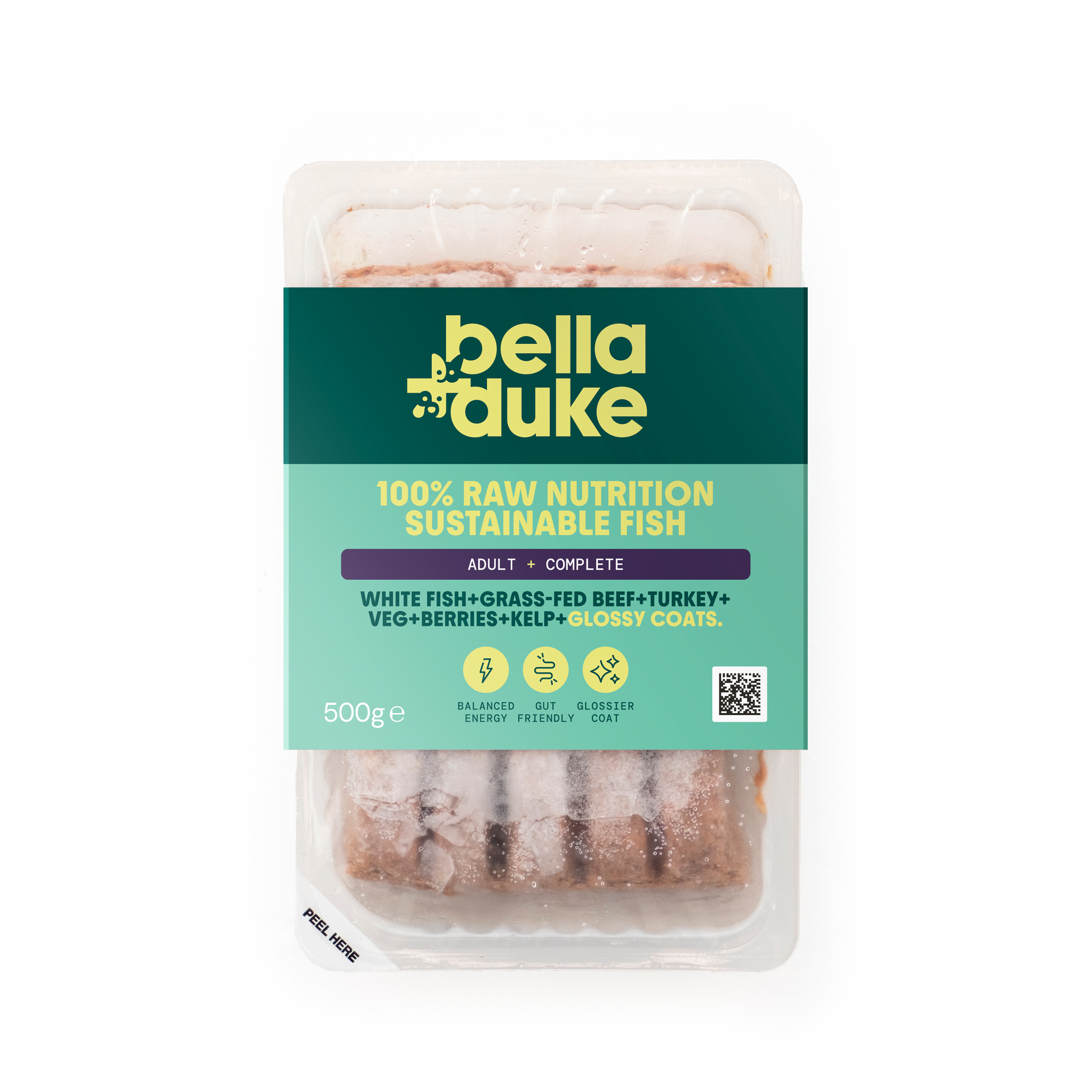 Bella & Duke Complete Raw Adult Dog Food Fish