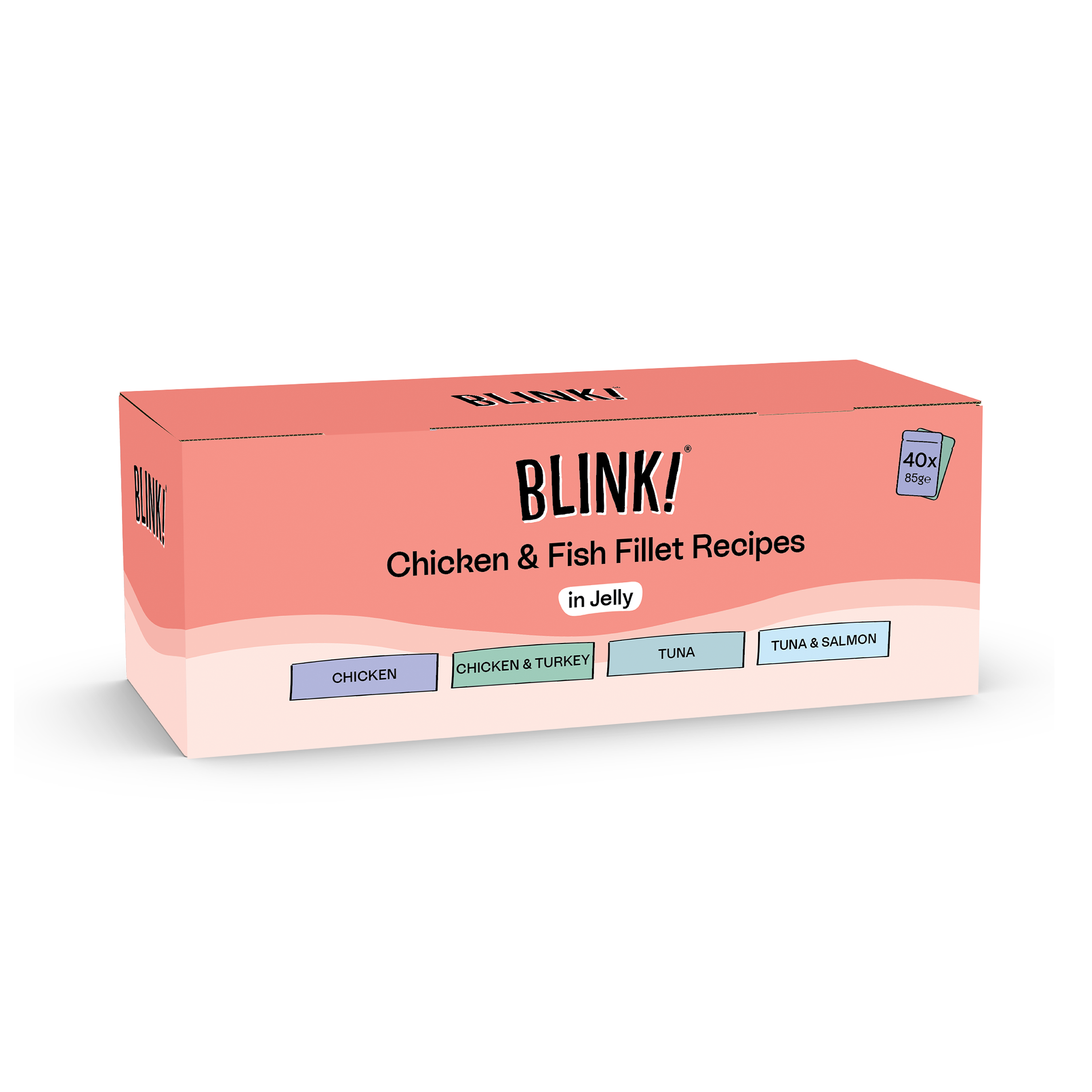Blink! Wet Cat Food Chicken & Fish Fillets