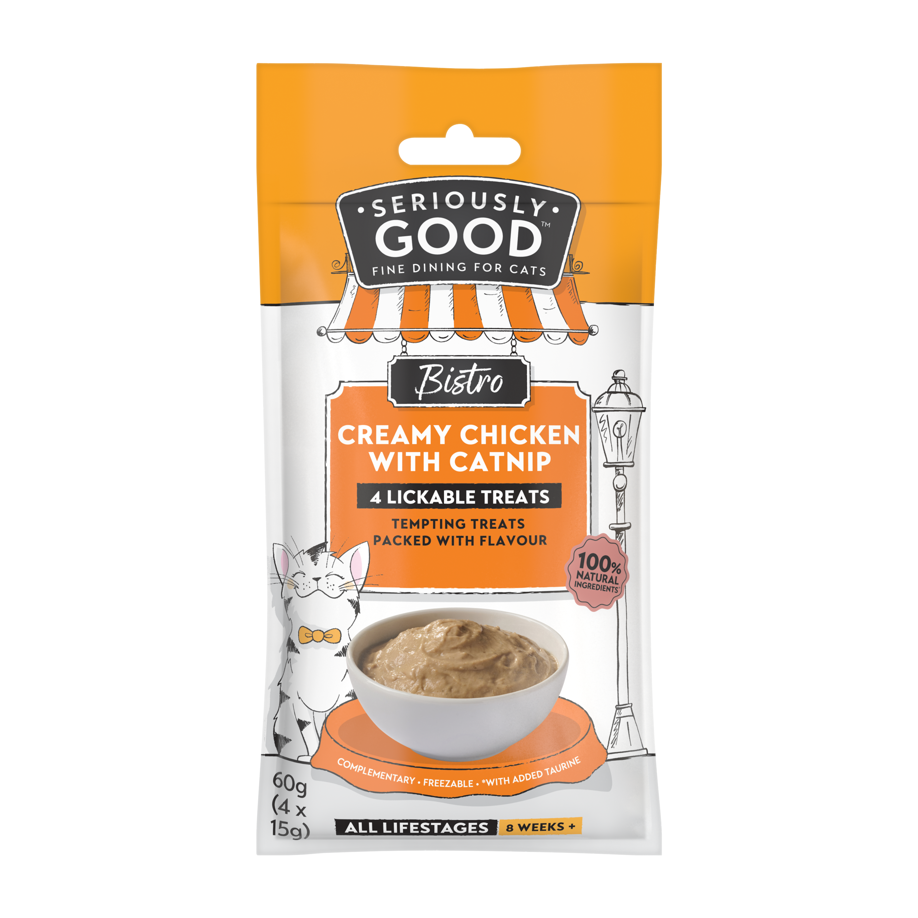 Seriously Good Creamy Lickable Cat Treats Chicken &