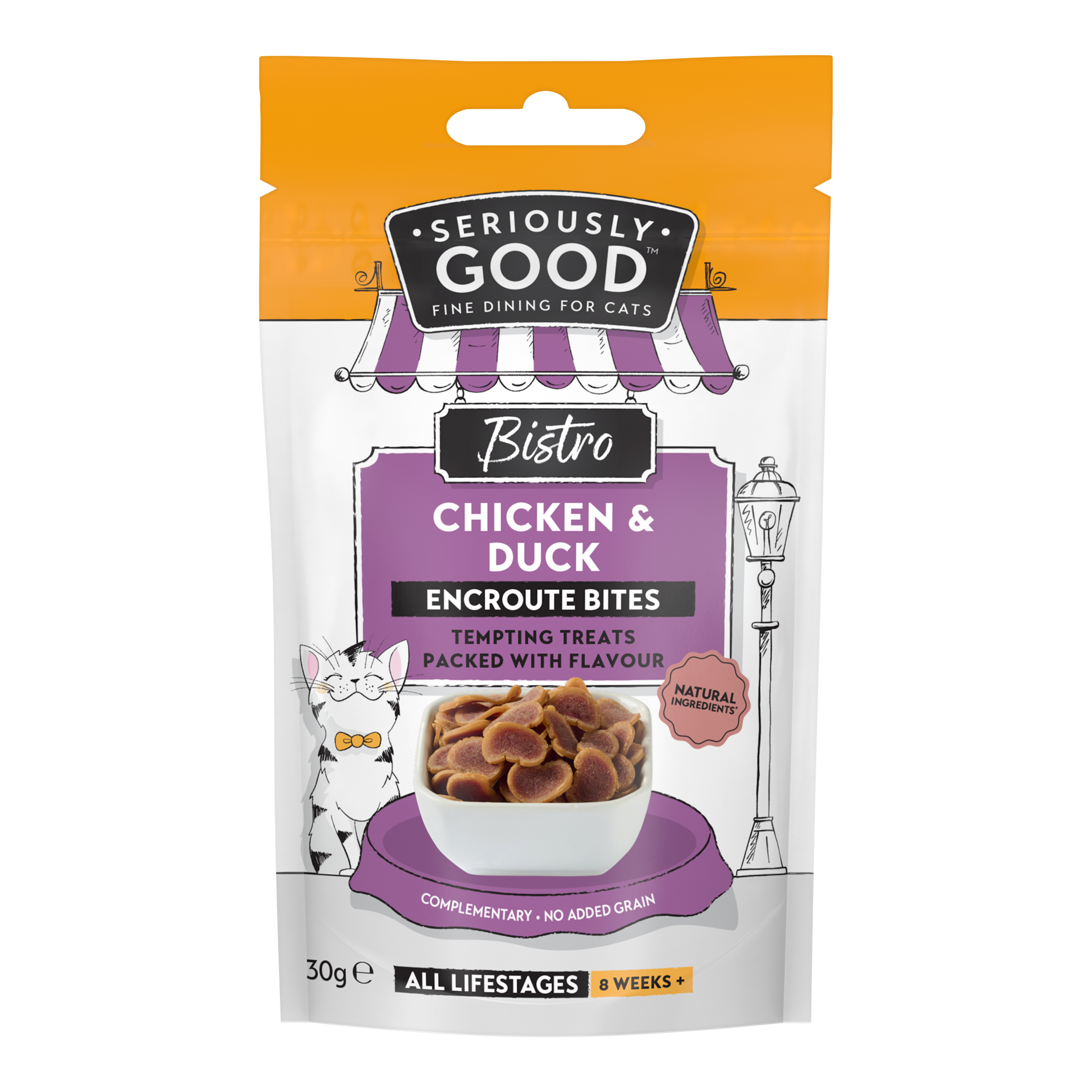 Seriously Good Chicken Encroute Cat Treat Bites