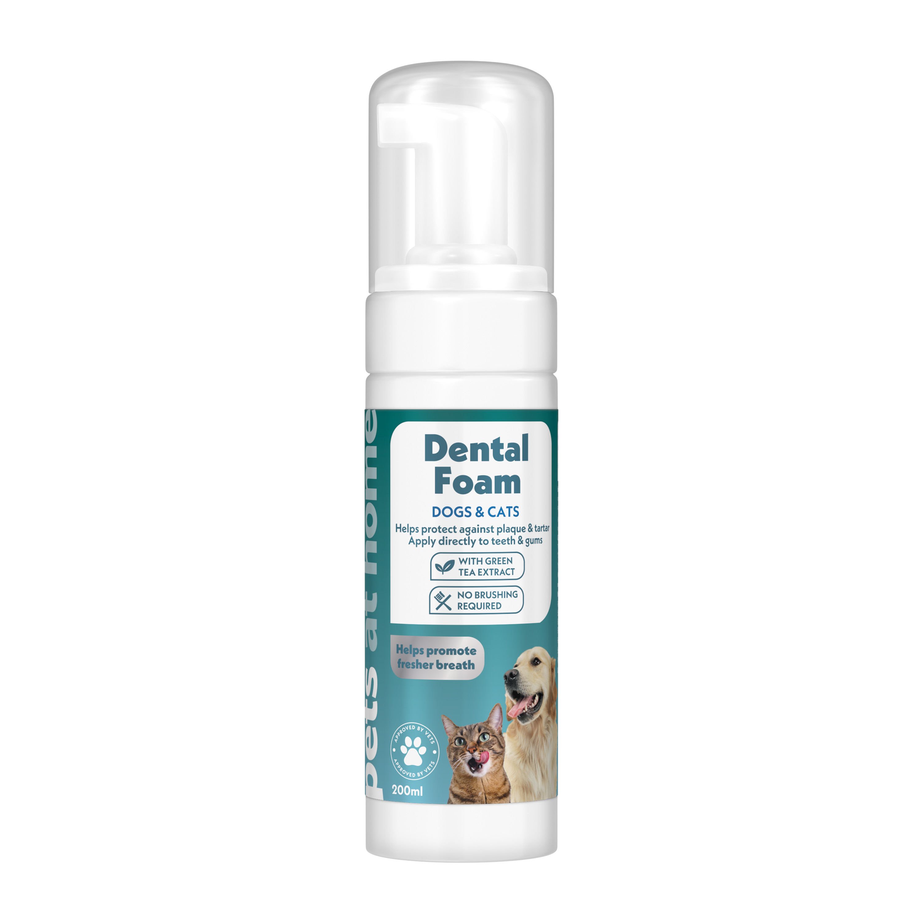 Pets at Home Dental Cleansing Foam Dogs Cats Pets