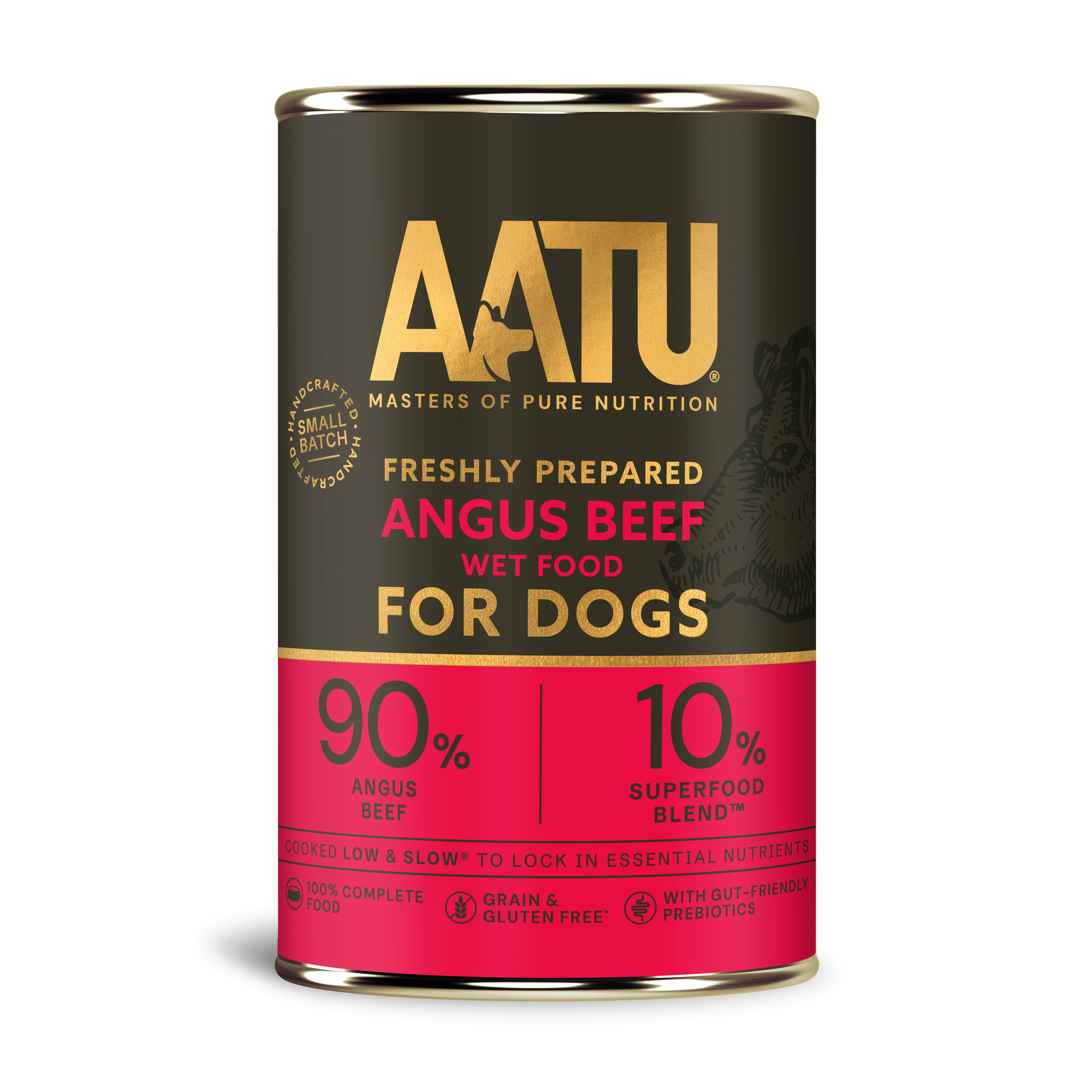 AATU Angus Beef Adult Wet Dog Food Tin