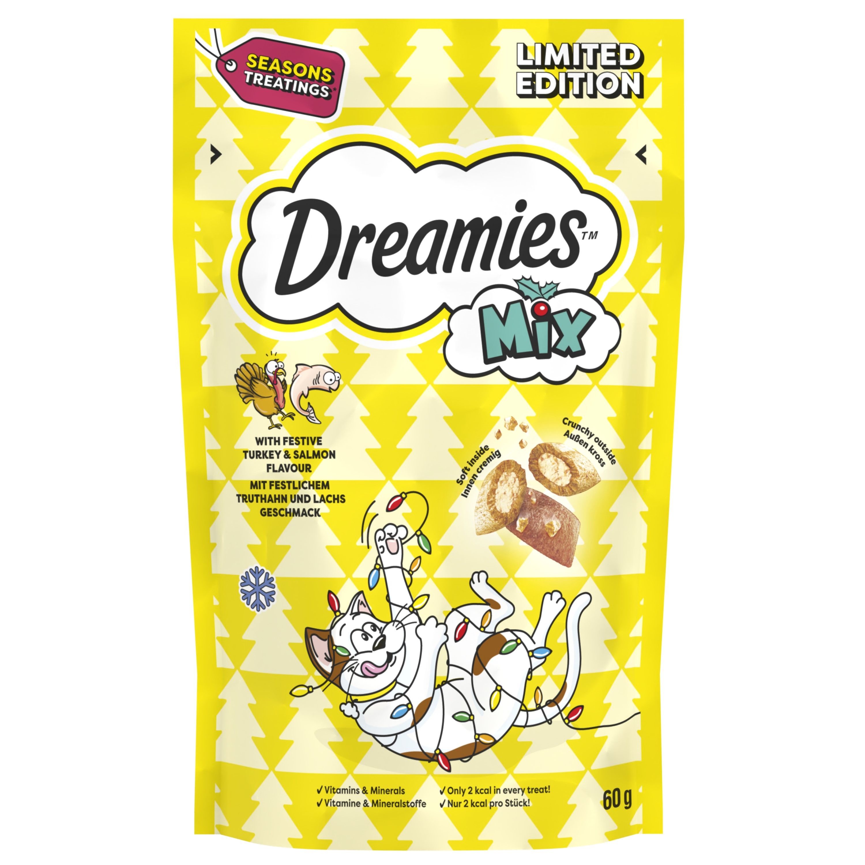 Dreamies Mix Cat Treats Salmon & Turkey