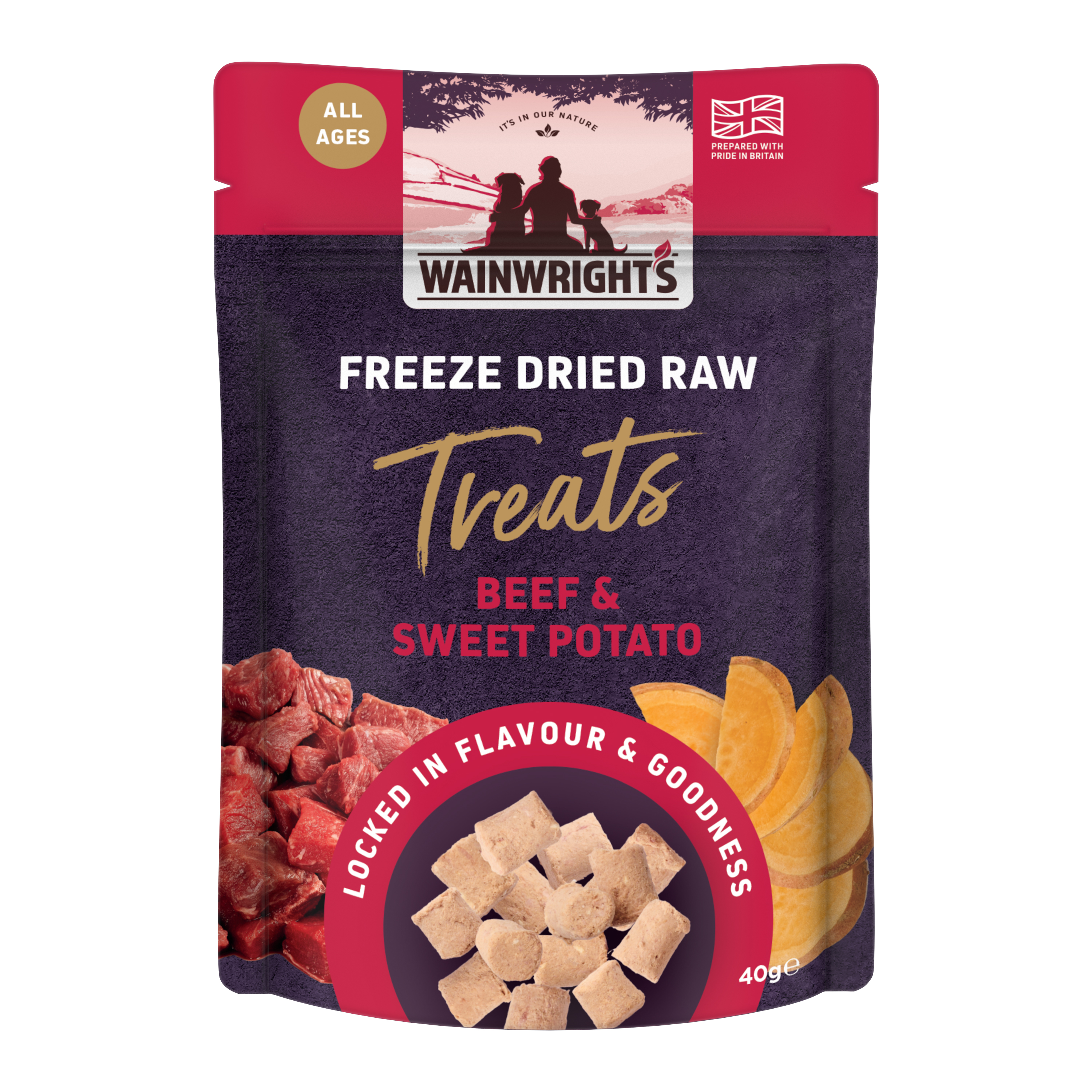 Wainwrights Freeze-Dried Raw Dog Treats Beef & Sweet