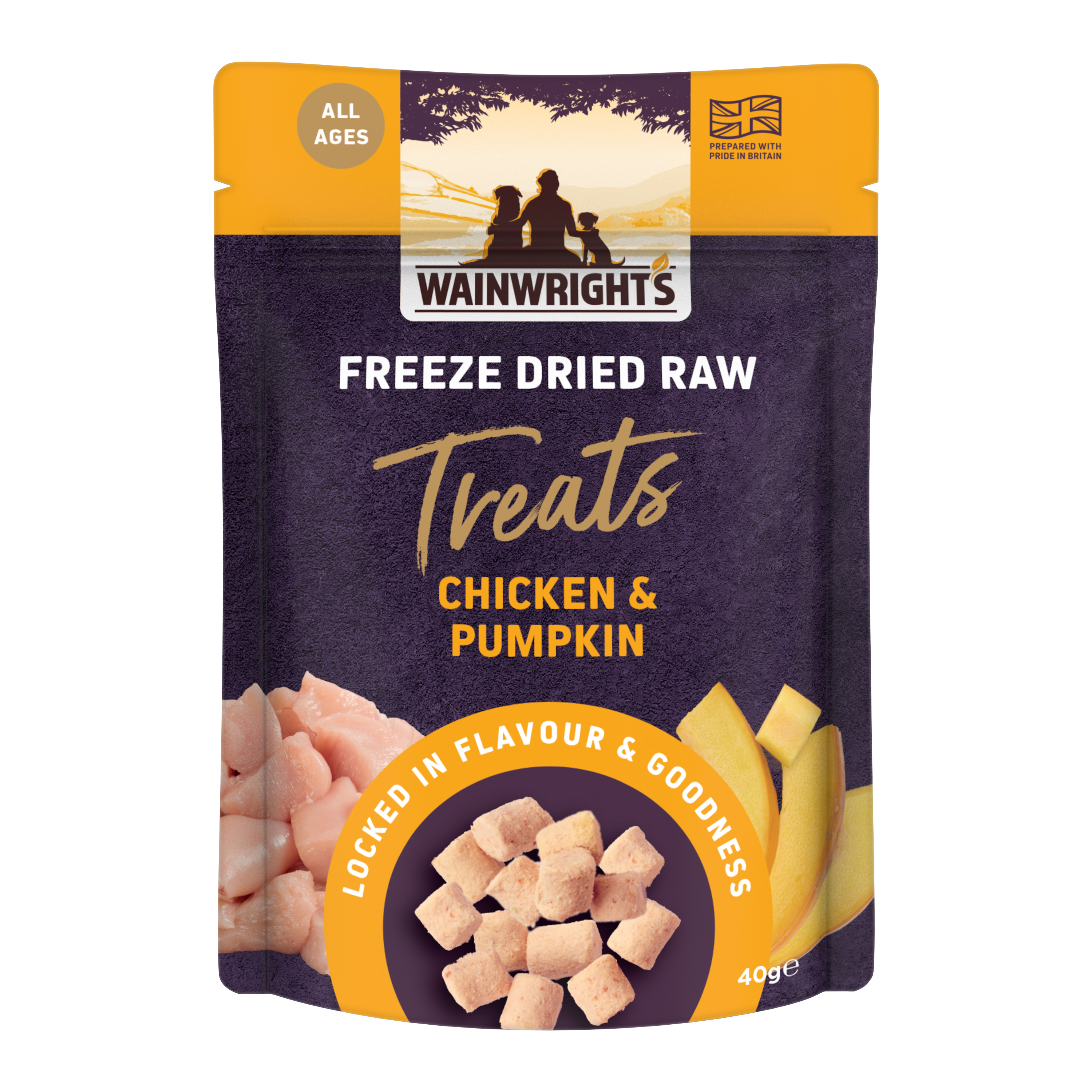 Wainwrights Freeze-Dried Raw Dog Treats Chicken & Pumpkin