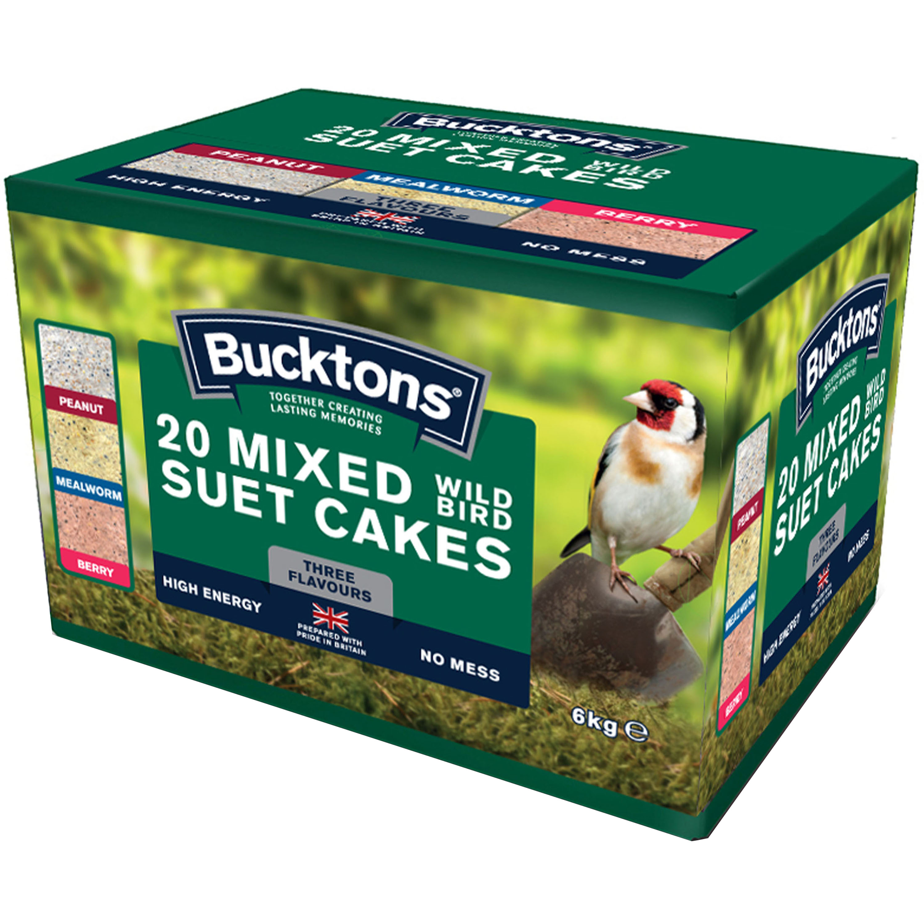 Bucktons Mixed Wild Bird Suet Cakes