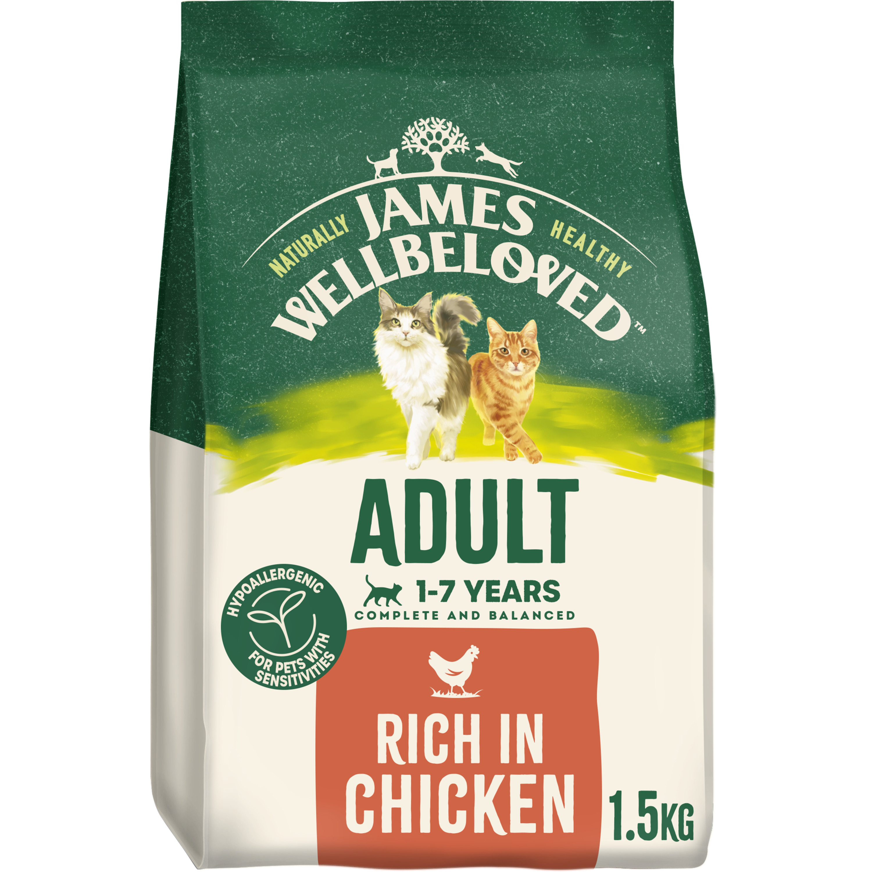 James Wellbeloved Hypoallergenic Adult Dry Cat Food Chicken