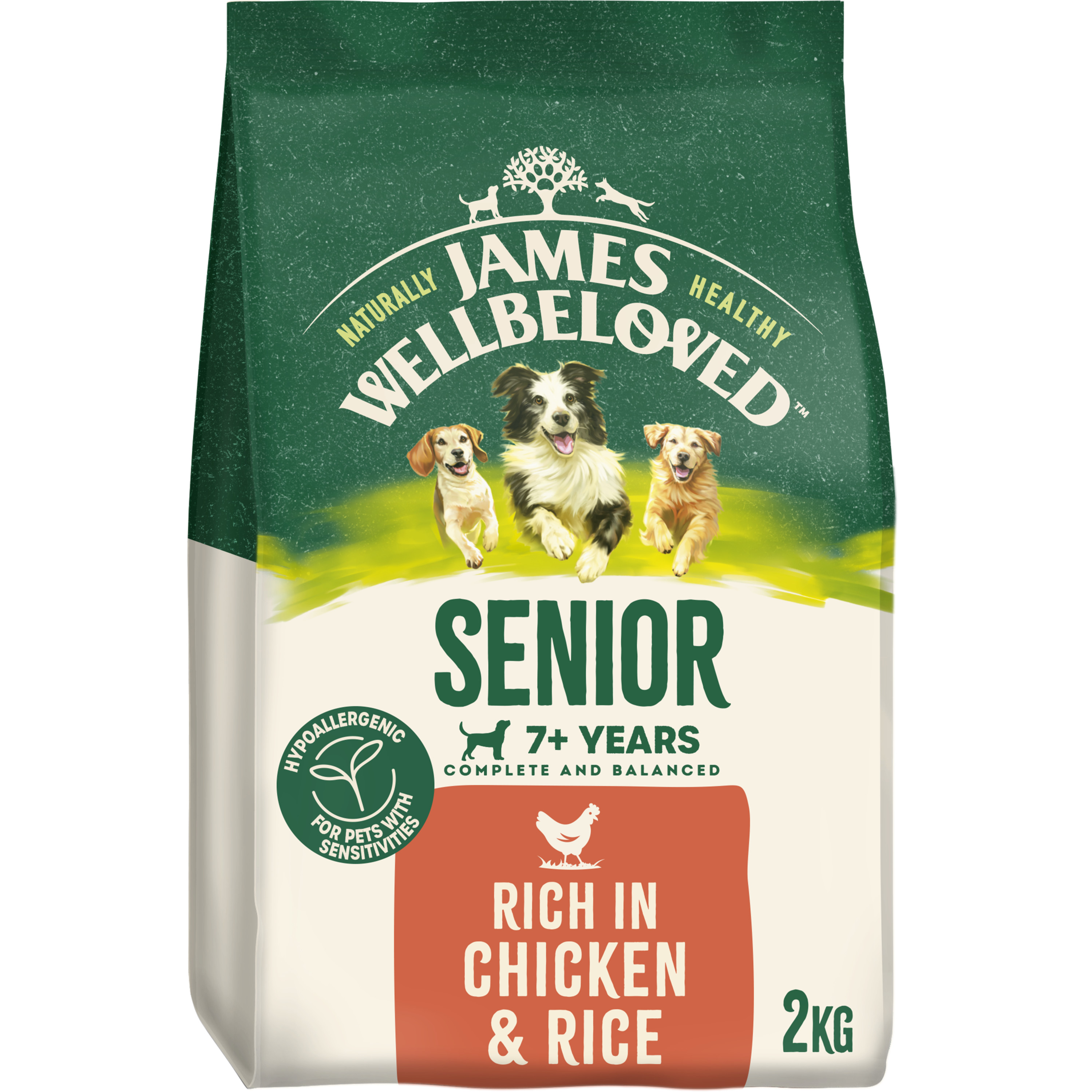 James Wellbeloved Senior Dry Dog Food Chicken &