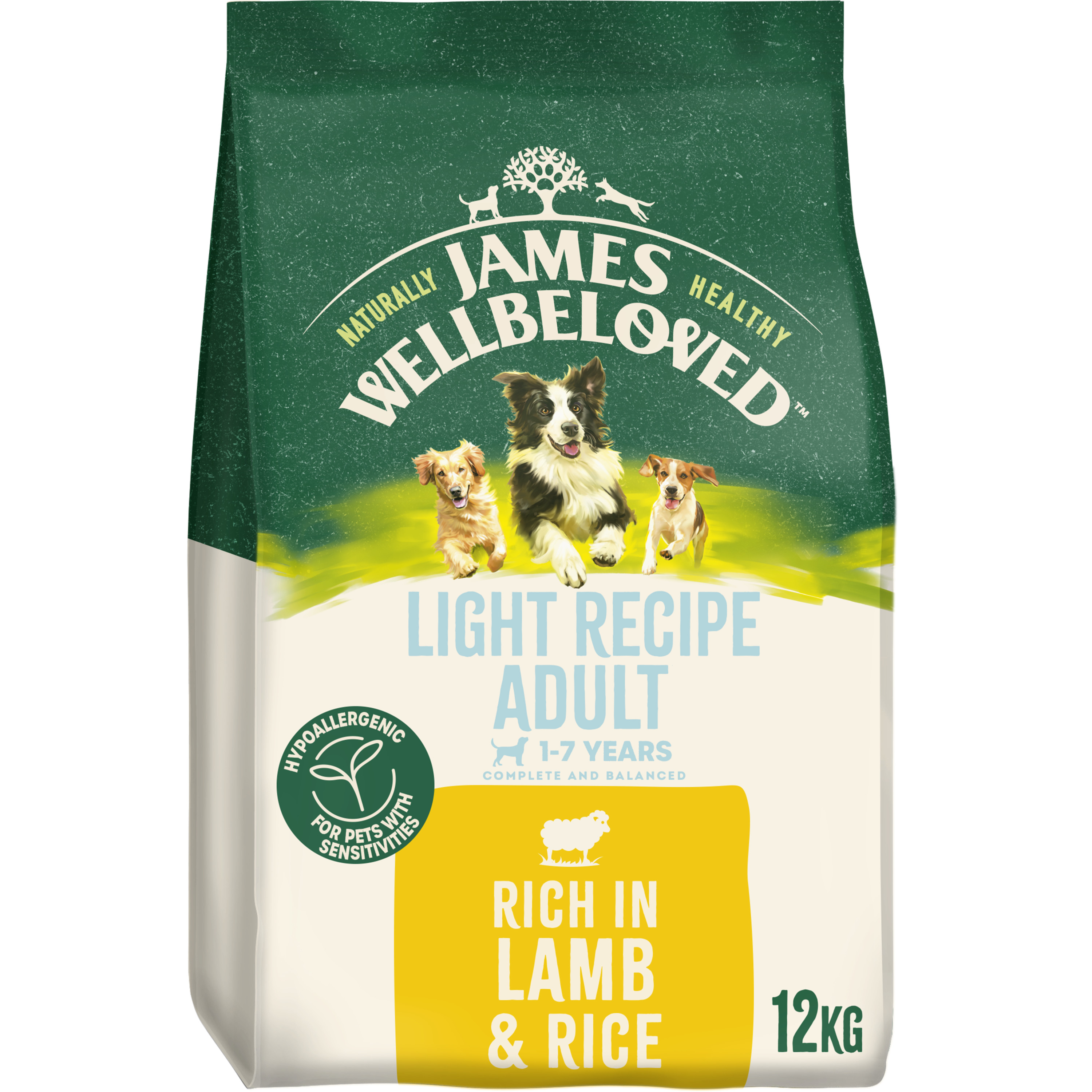 James Wellbeloved Light Adult Dry Dog Food Lamb