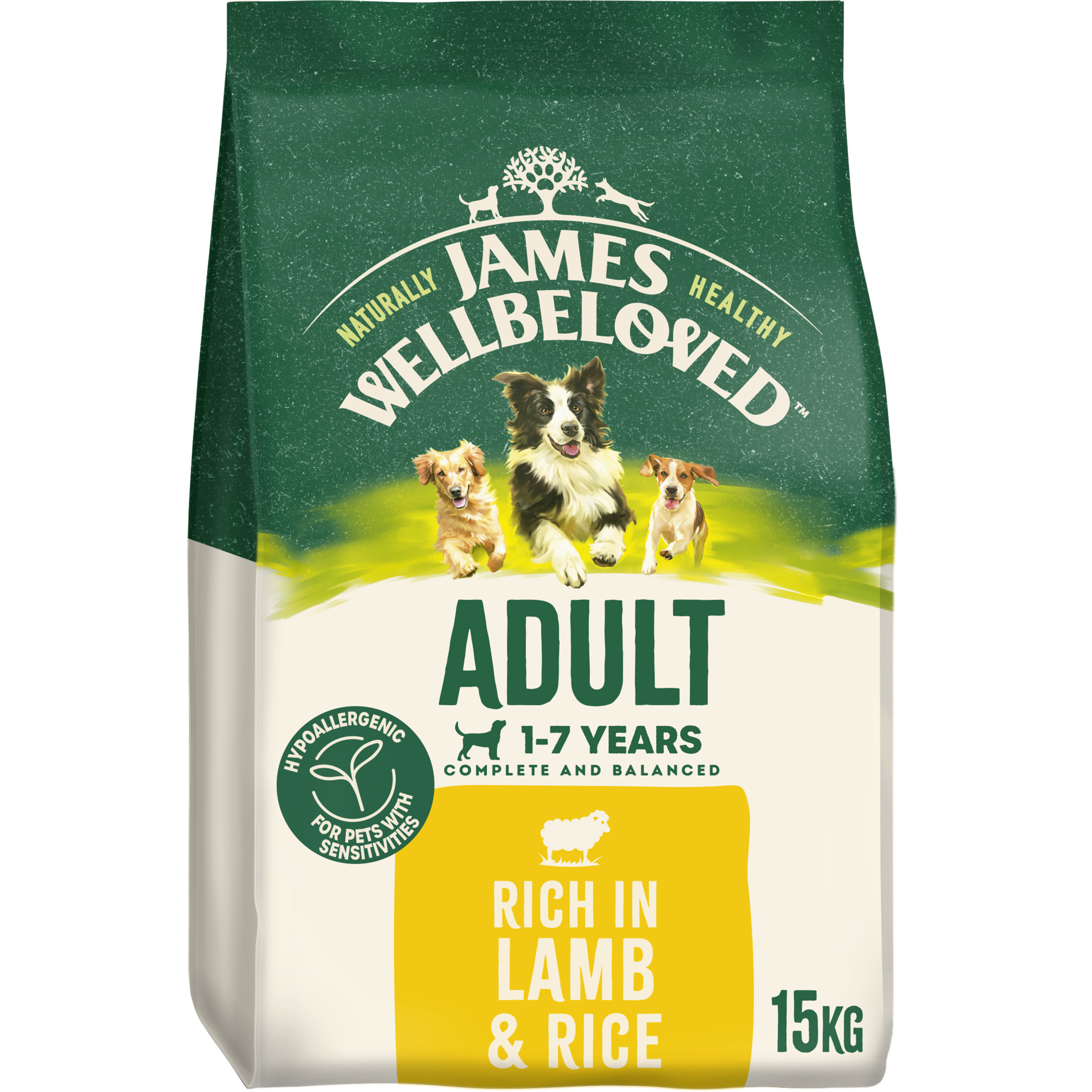 James Wellbeloved Hypoallergenic Adult Dry Dog Food Lamb & Rice