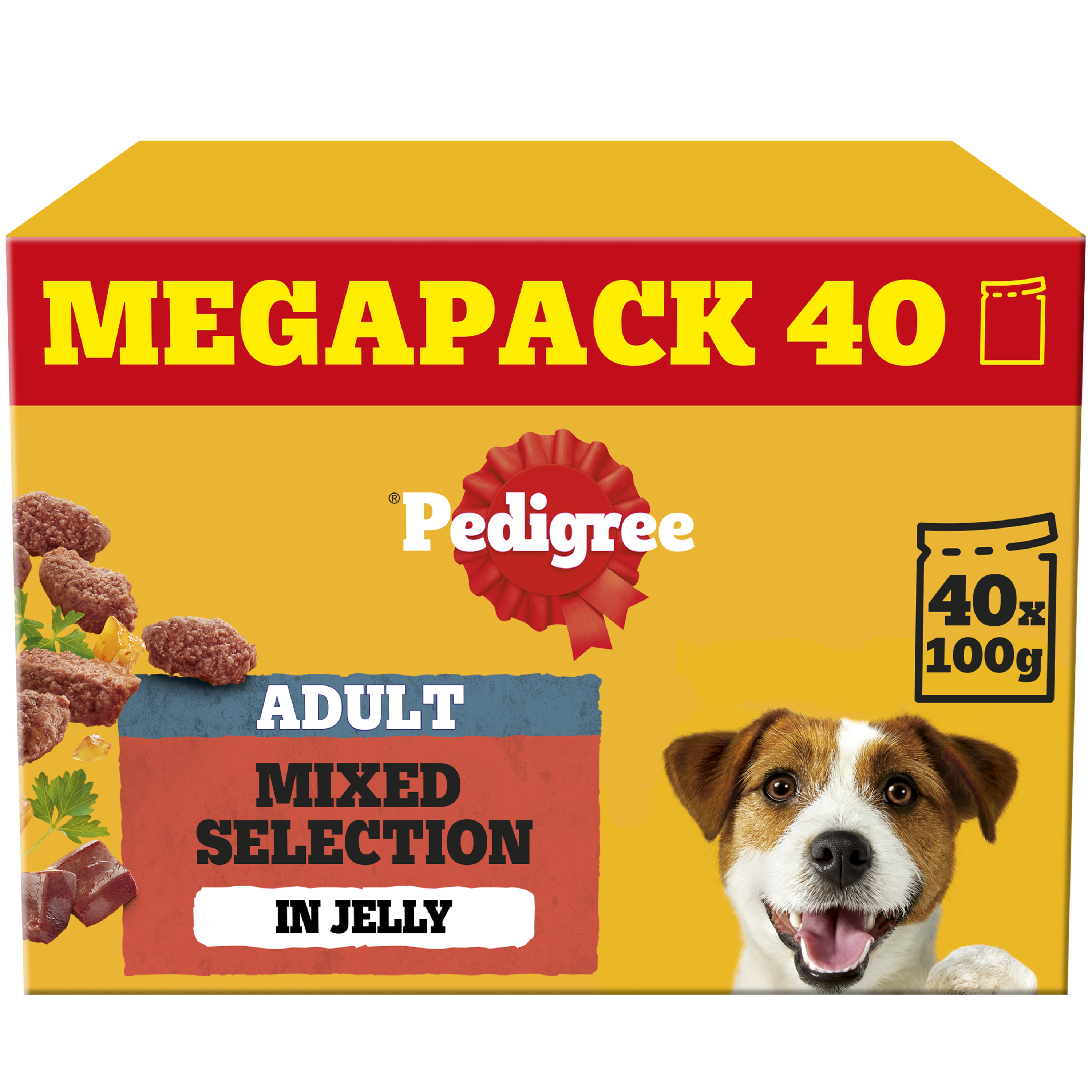 Pedigree Adult Wet Dog Food in Jelly Mixed Selection