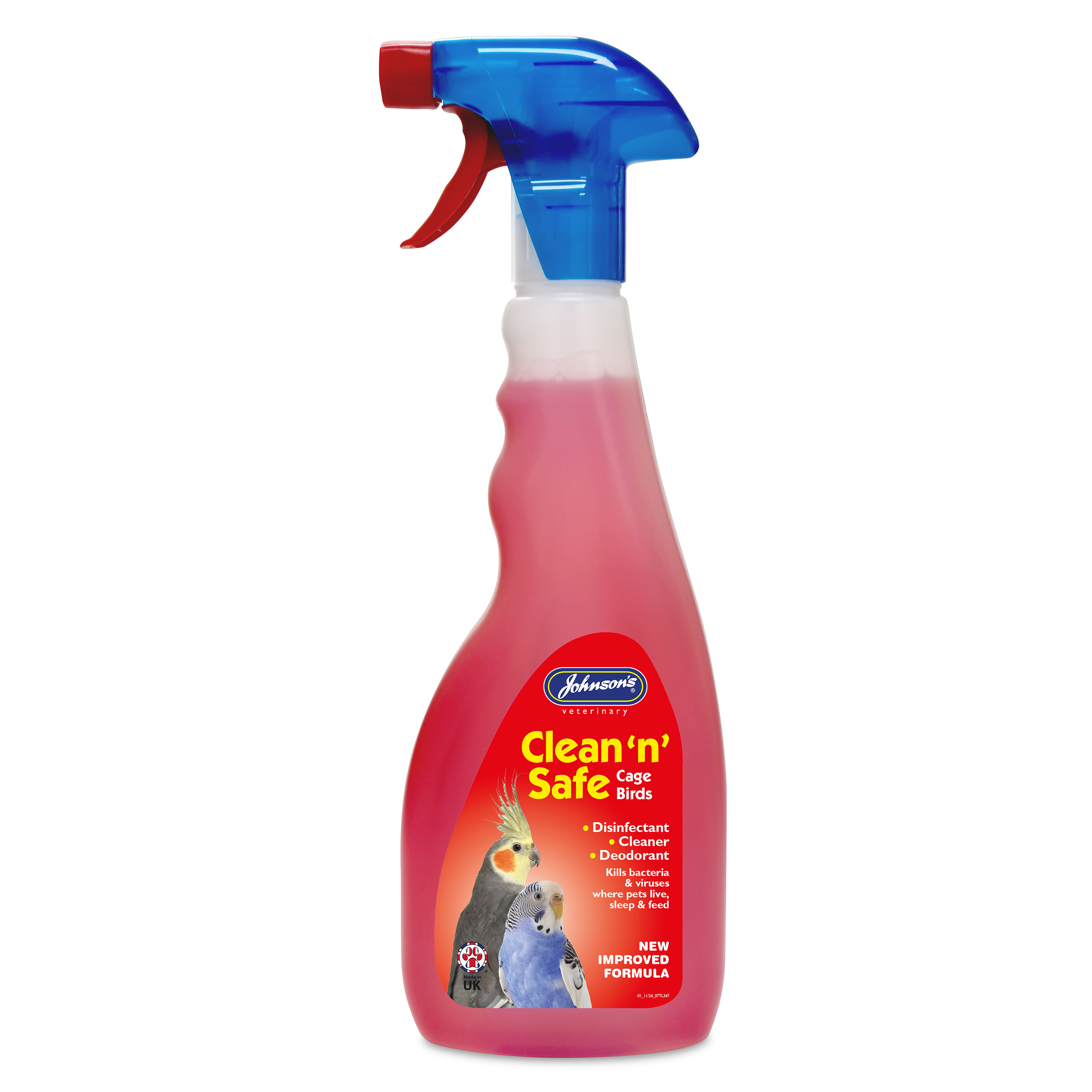 Johnson's Clean 'n' Safe Disinfectant Spray for Cage