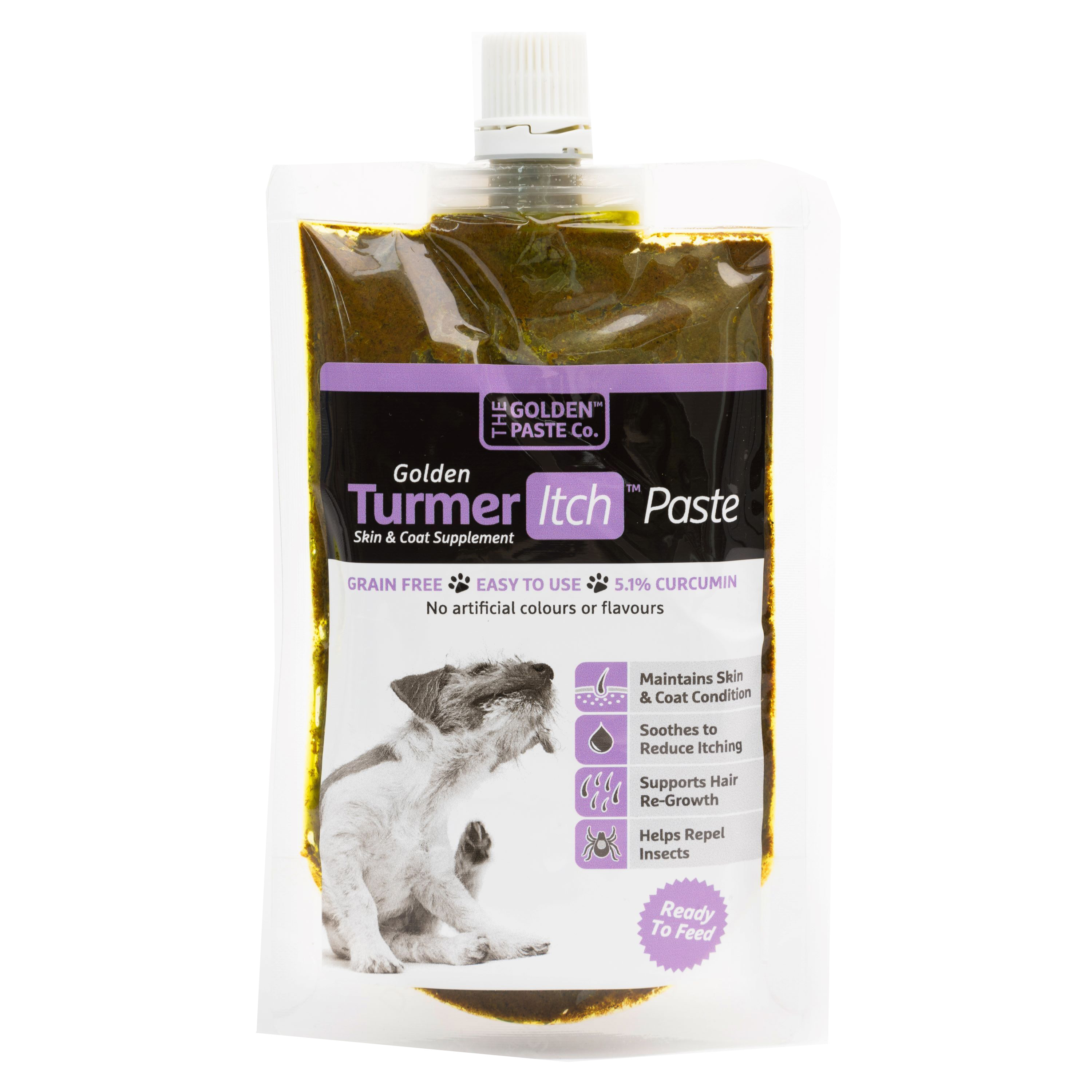 The Golden Paste Company TurmerItch Paste for Dogs & Cats