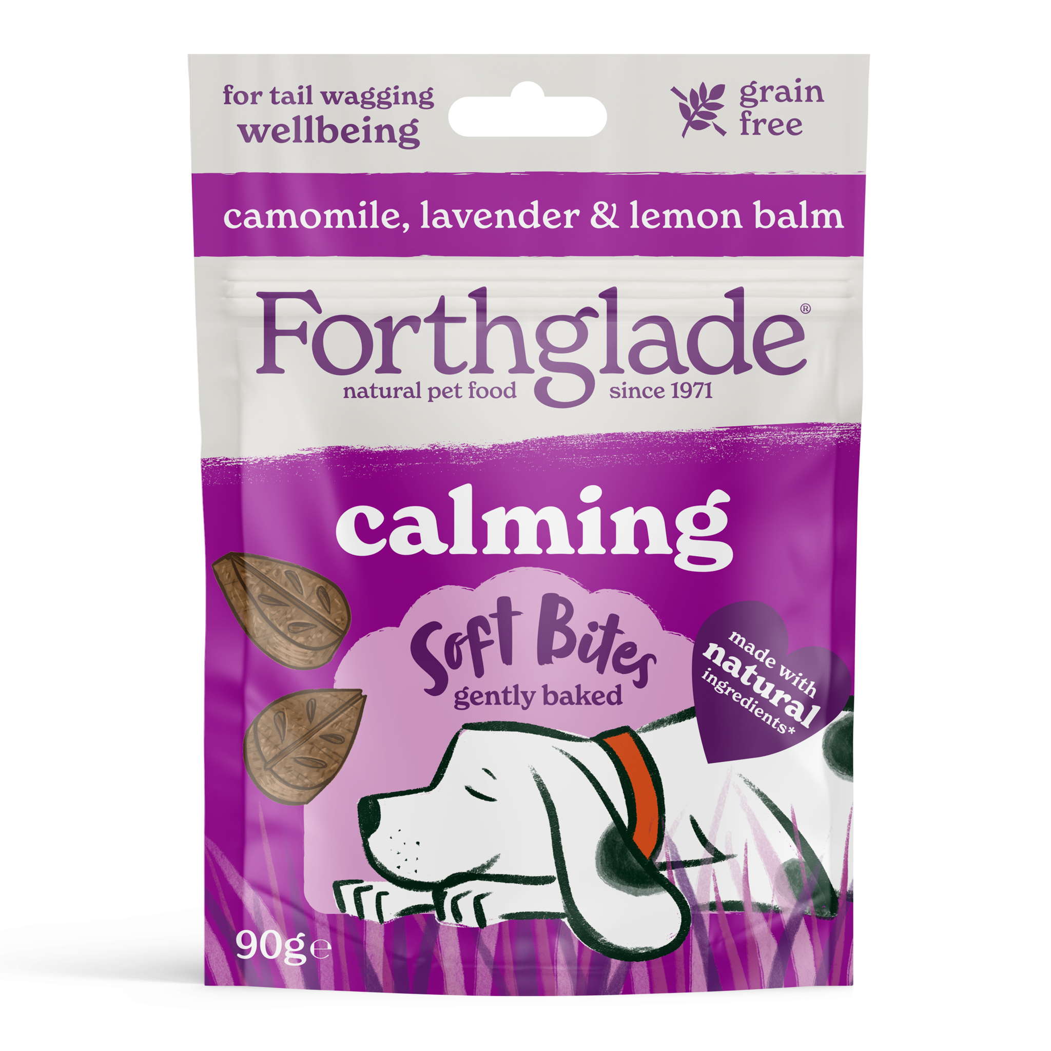 Forthglade Calming Camomile Lavender & Lemon Balm Soft Bites Dog Treats