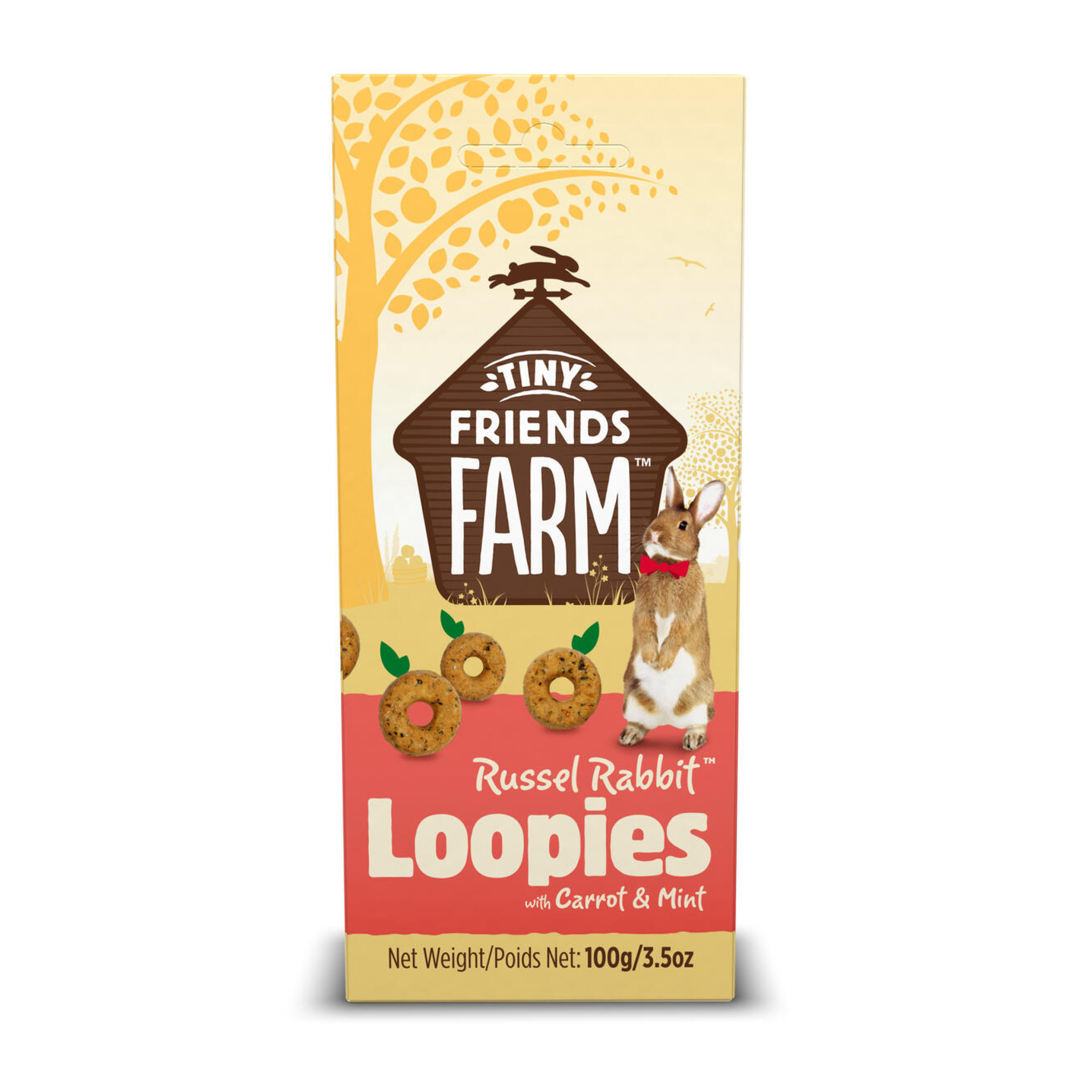 Tiny Friends Farm Russel Rabbit Loopies Small Animal Treats