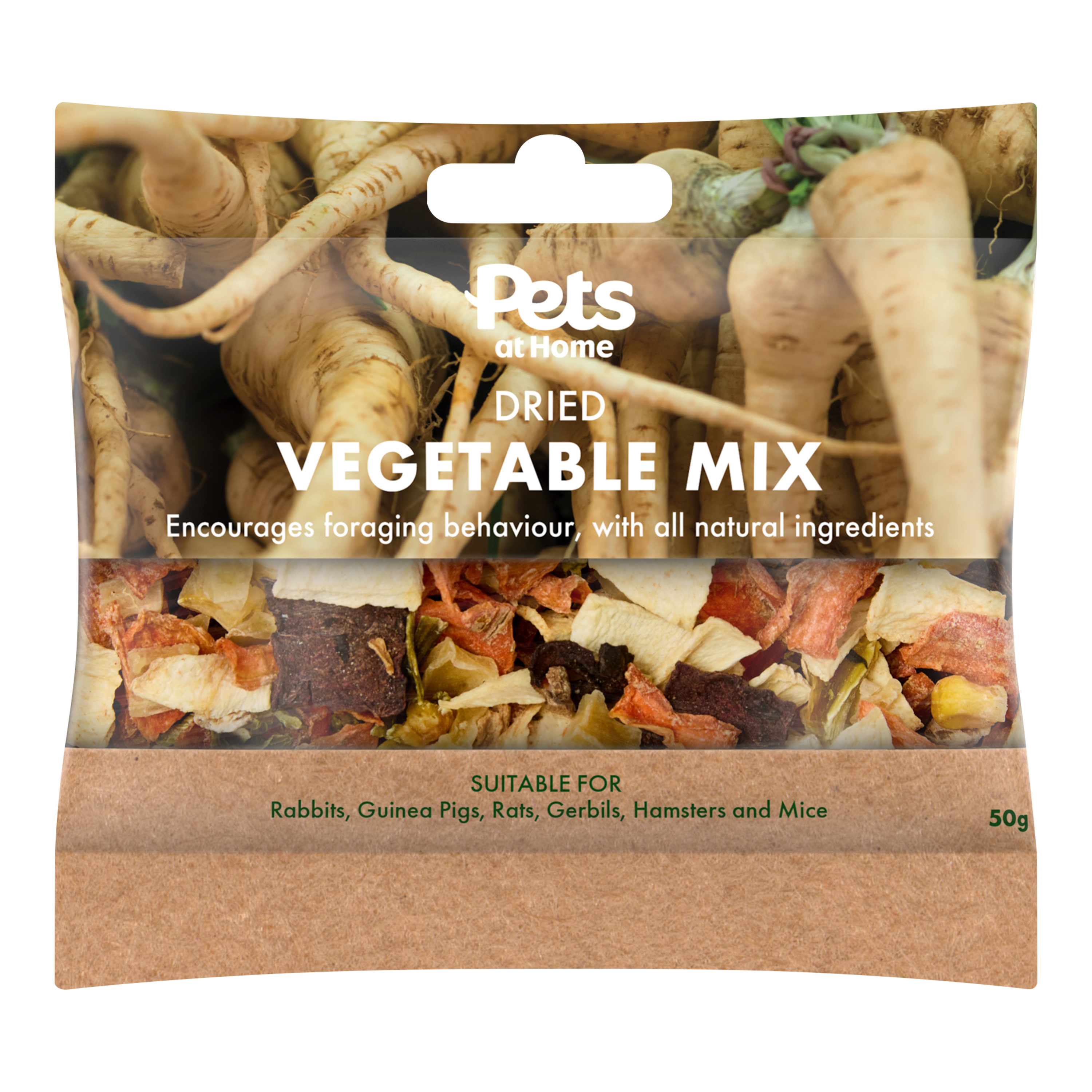 Pets at Home Small Animal Dried Veg Mix Treats