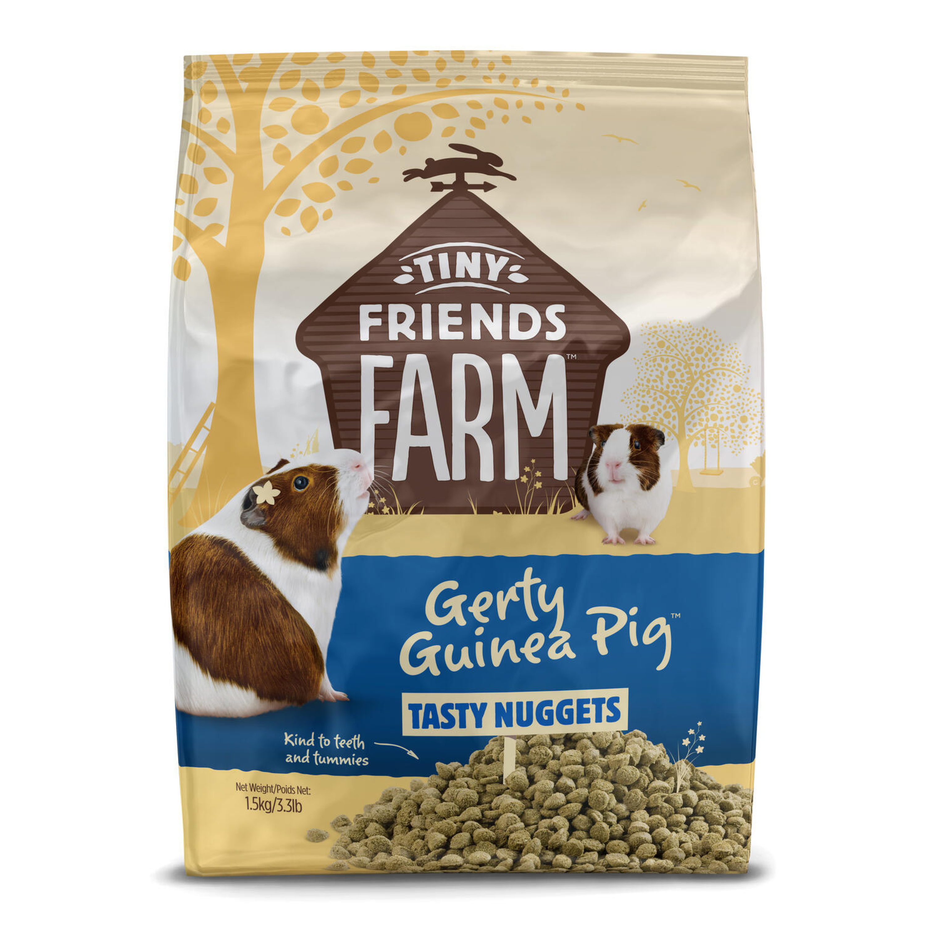 Tiny Friends Farm Gerty Guinea Pig Tasty Nuggets Small Animal Food